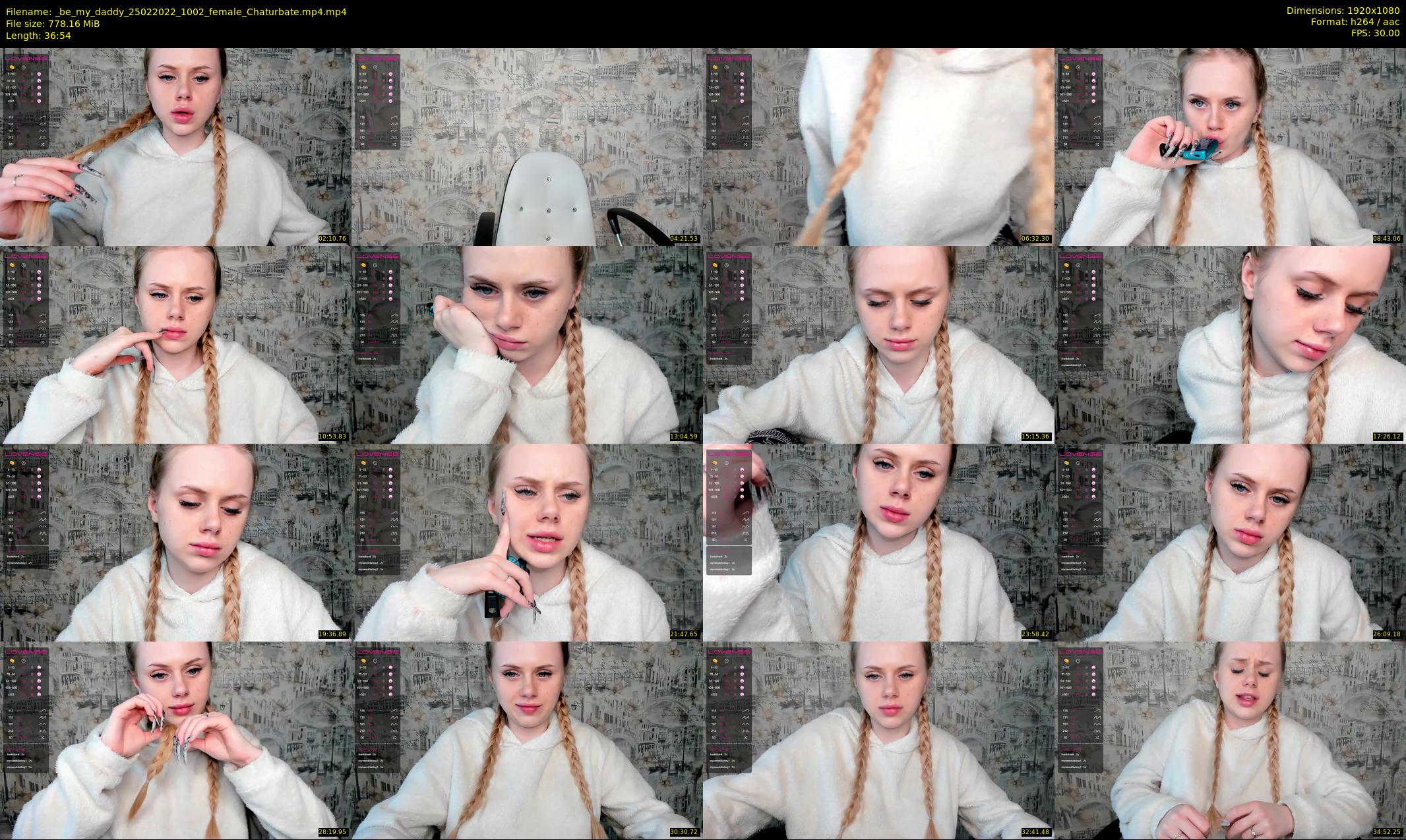 _be_my_daddy — 37 minute Chaturbate female cam show recording, 1080p, Feb 25, 2022