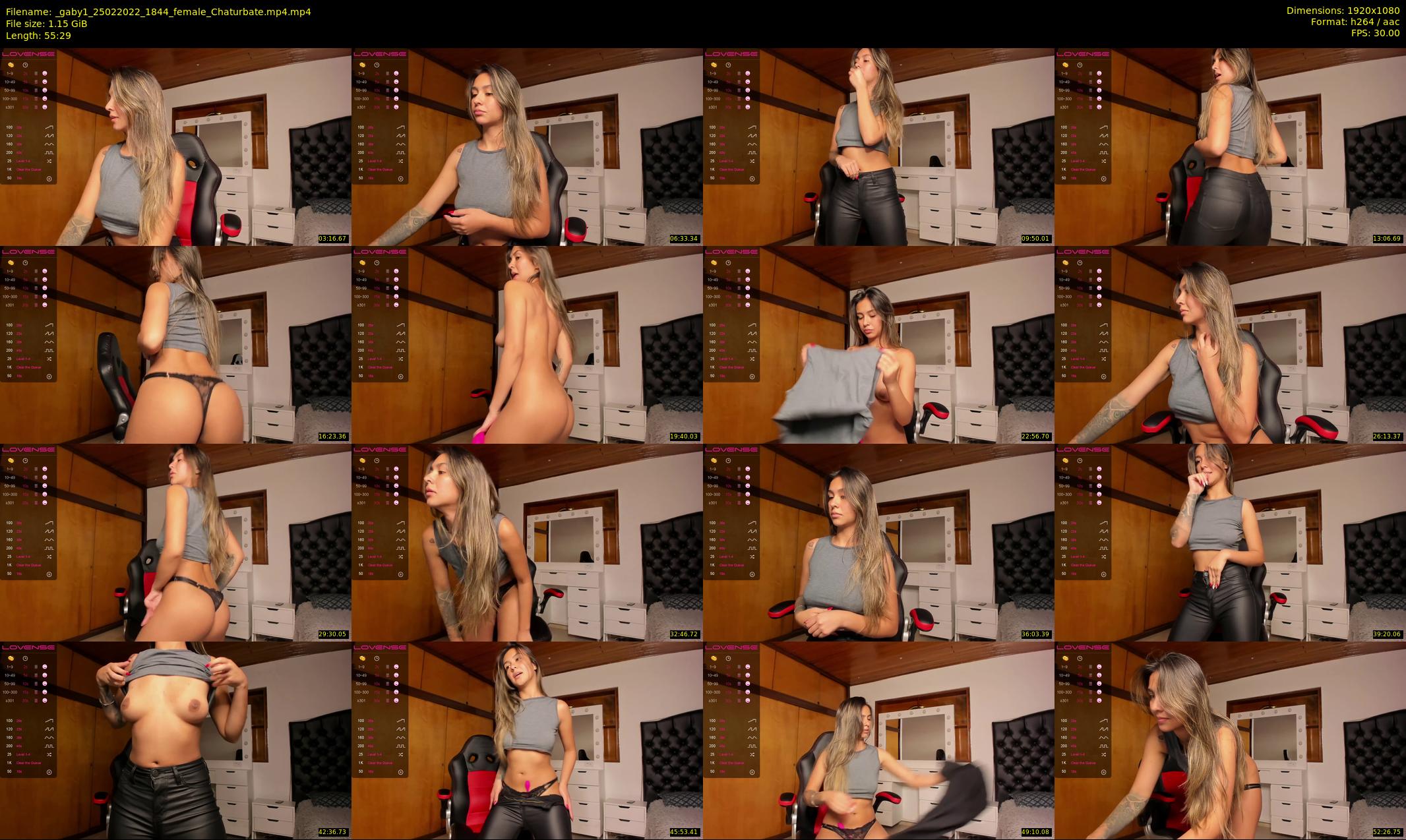 _gaby1 — 56 minute Chaturbate female cam show recording, 1080p, Feb 25, 2022