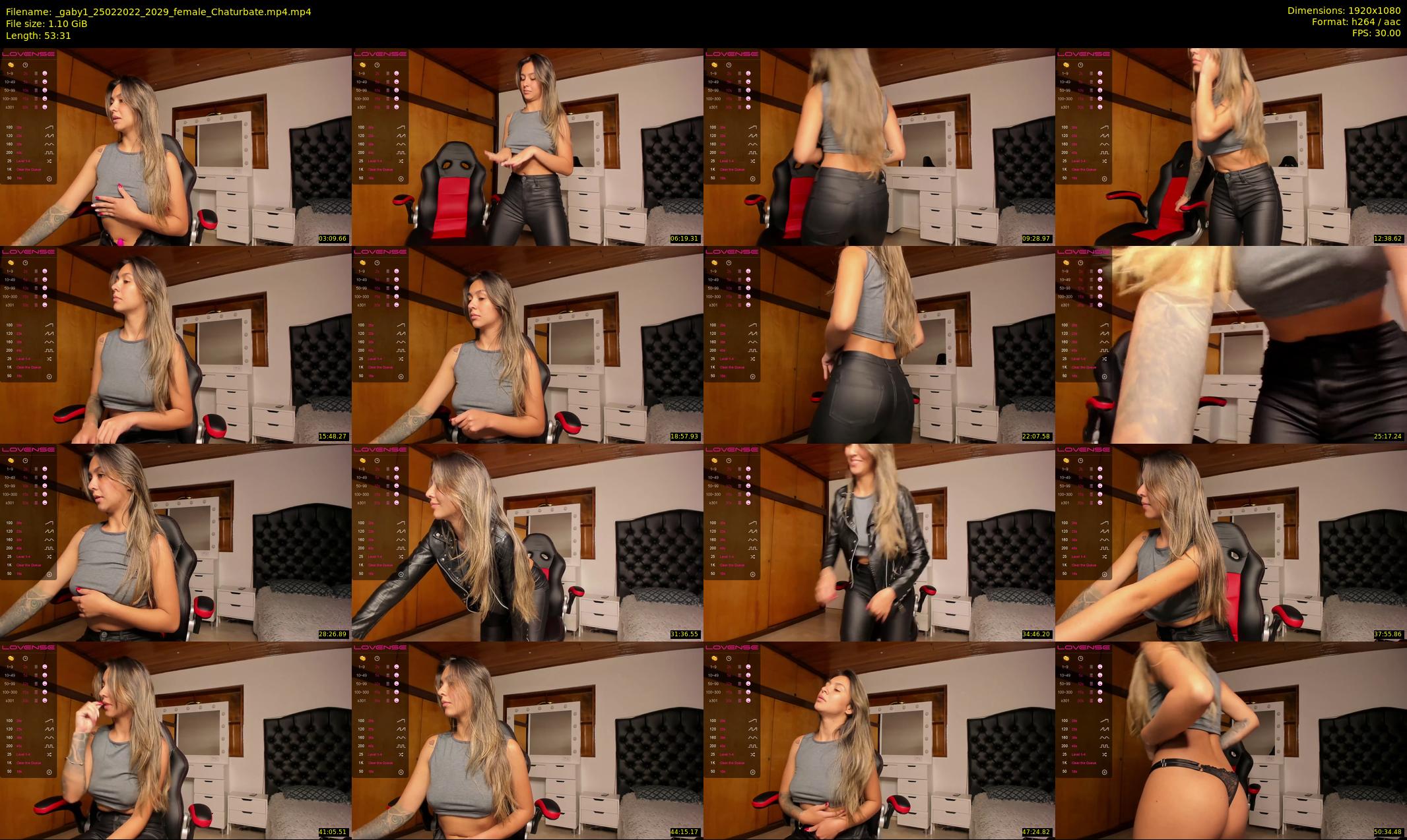 _gaby1 — 54 minute Chaturbate female cam show recording, 1080p, Feb 25, 2022