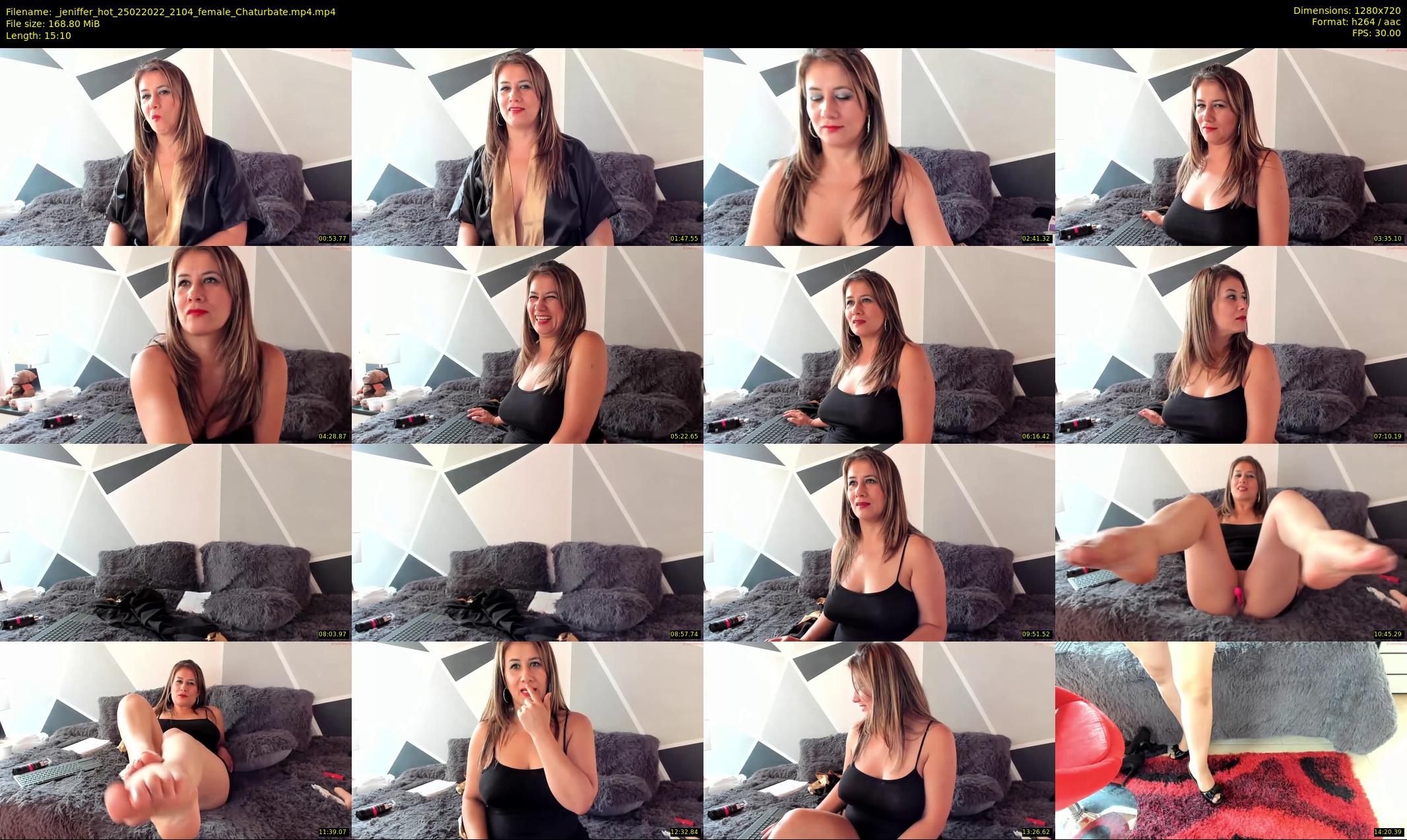 _jeniffer_hot — 16 minute Chaturbate female cam show recording, 720p, Feb 25, 2022