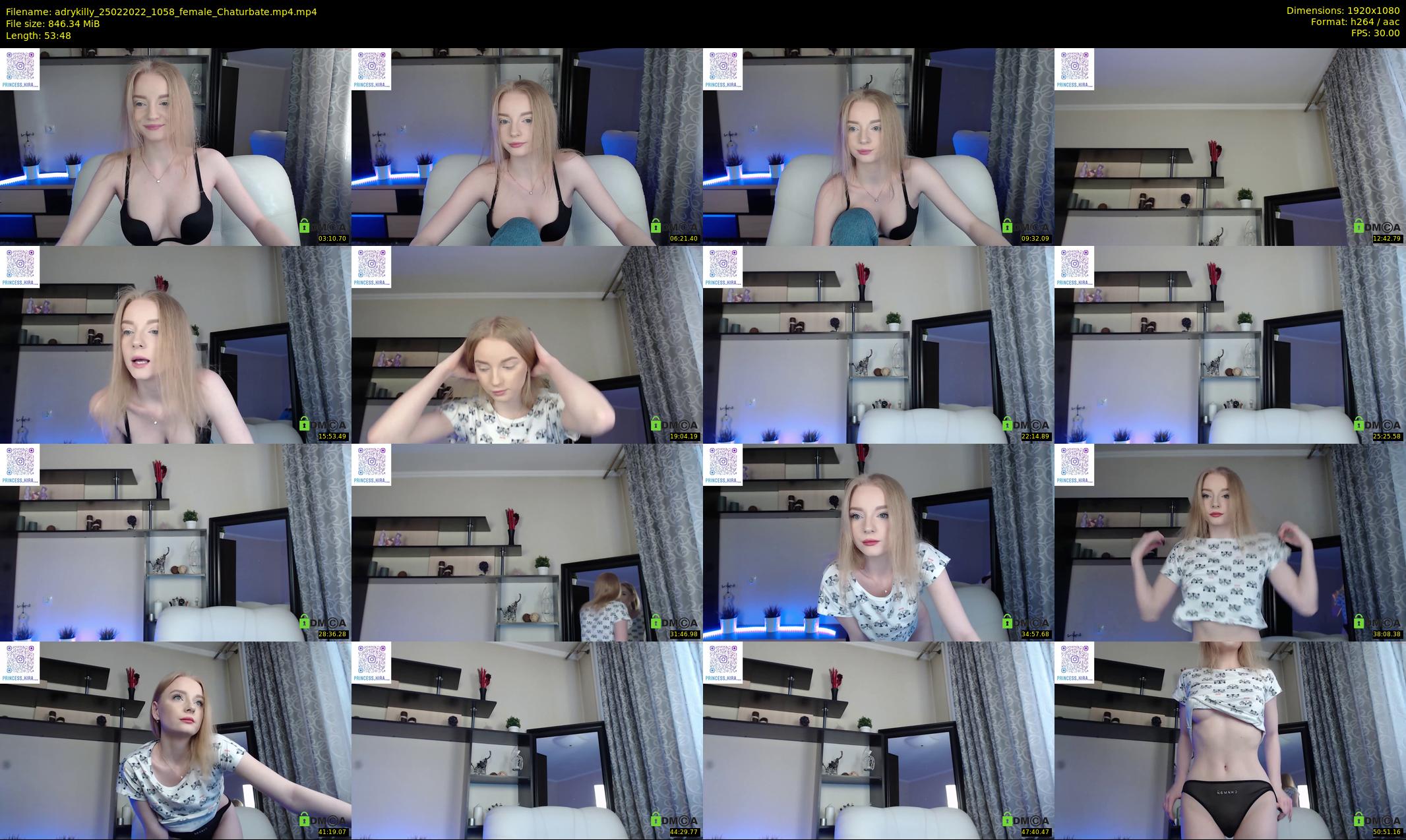 adrykilly — 54 minute Chaturbate female cam show recording, 1080p, Feb 25, 2022