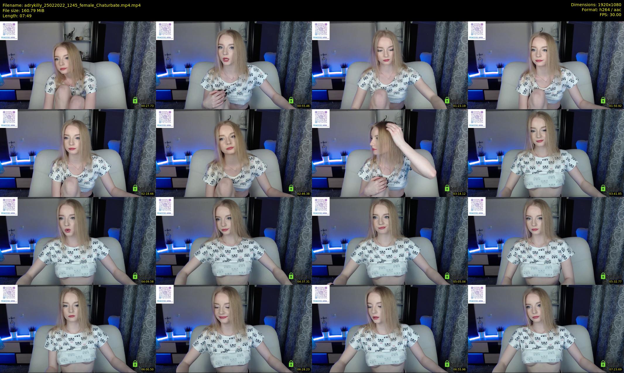 adrykilly — 8 minute Chaturbate female cam show recording, 1080p, Feb 25, 2022