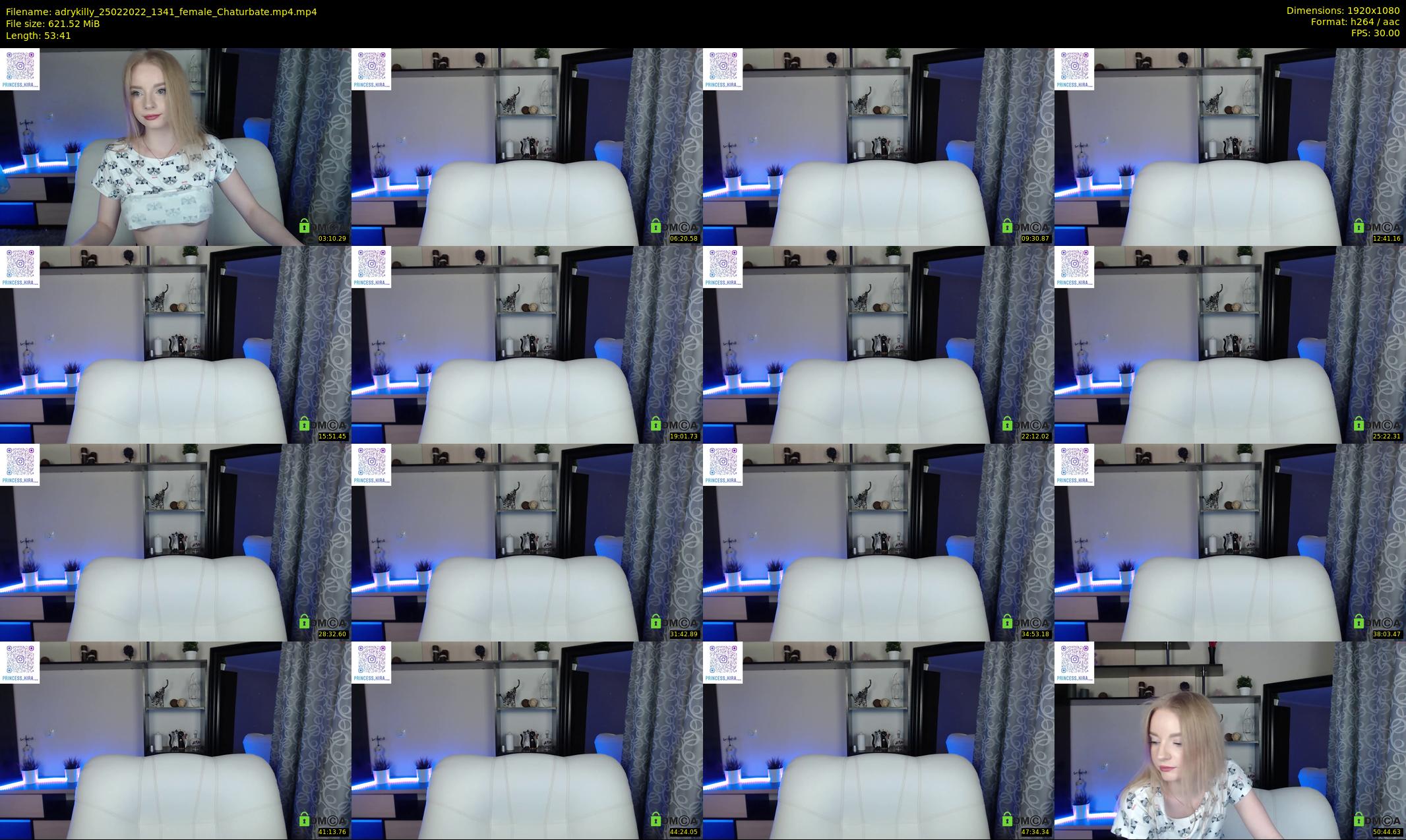 adrykilly — 54 minute Chaturbate female cam show recording, 1080p, Feb 25, 2022