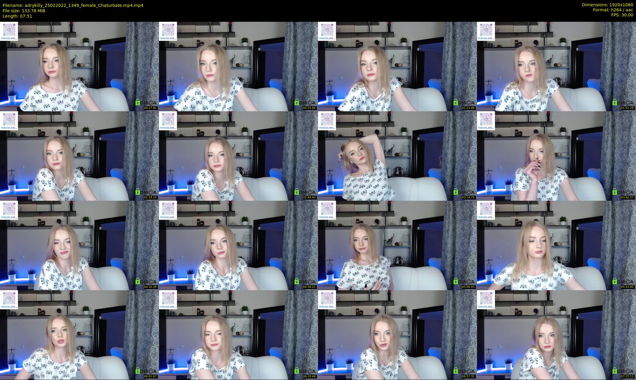 adrykilly — 8 minute Chaturbate female cam show recording, 1080p, Feb 25, 2022