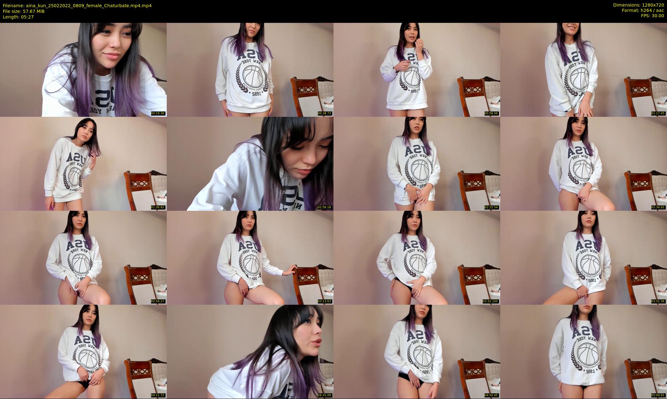 aina_kun — 6 minute Chaturbate female cam show recording, 720p, Feb 25, 2022