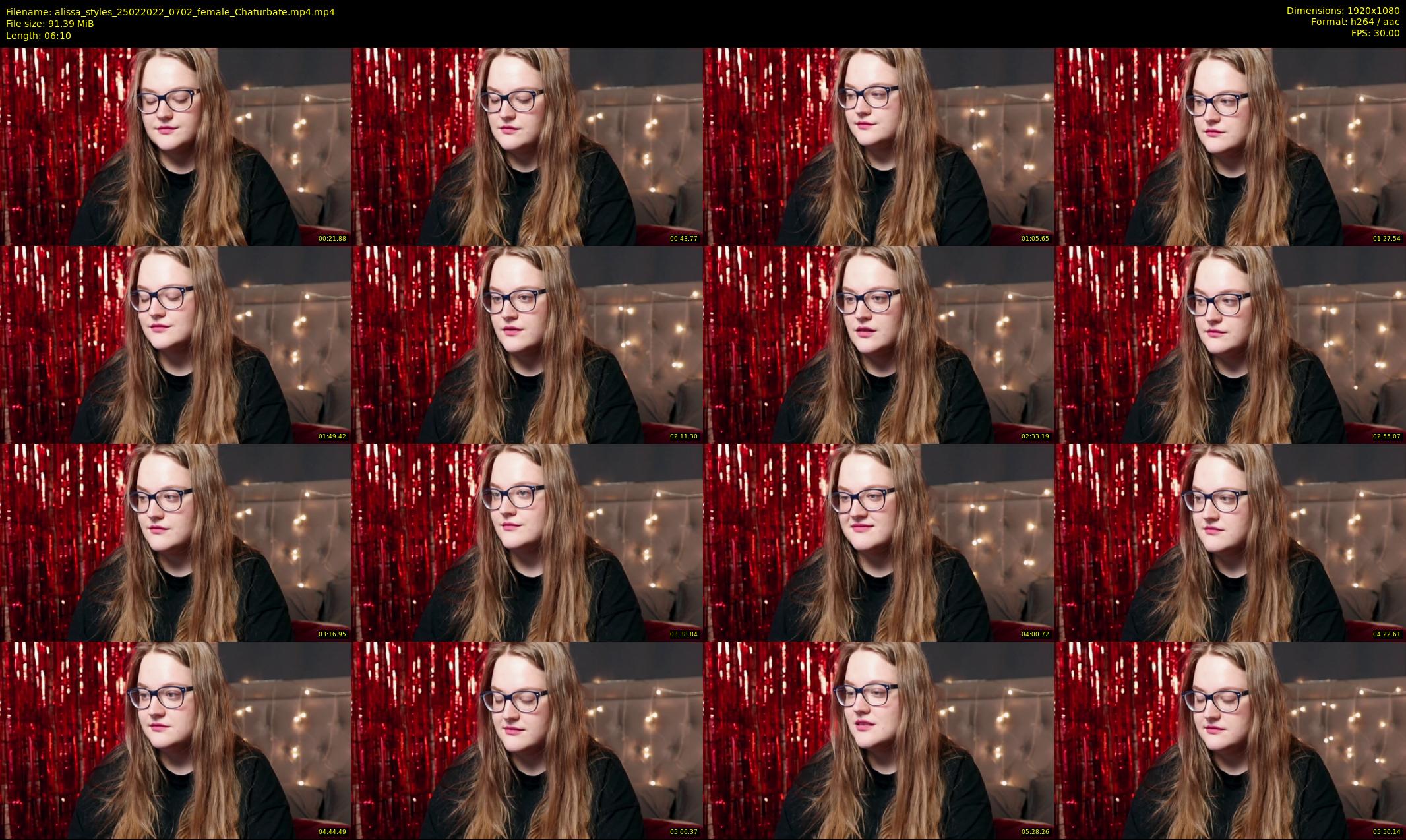 alissa_styles — 7 minute Chaturbate female cam show recording, 1080p, Feb 25, 2022