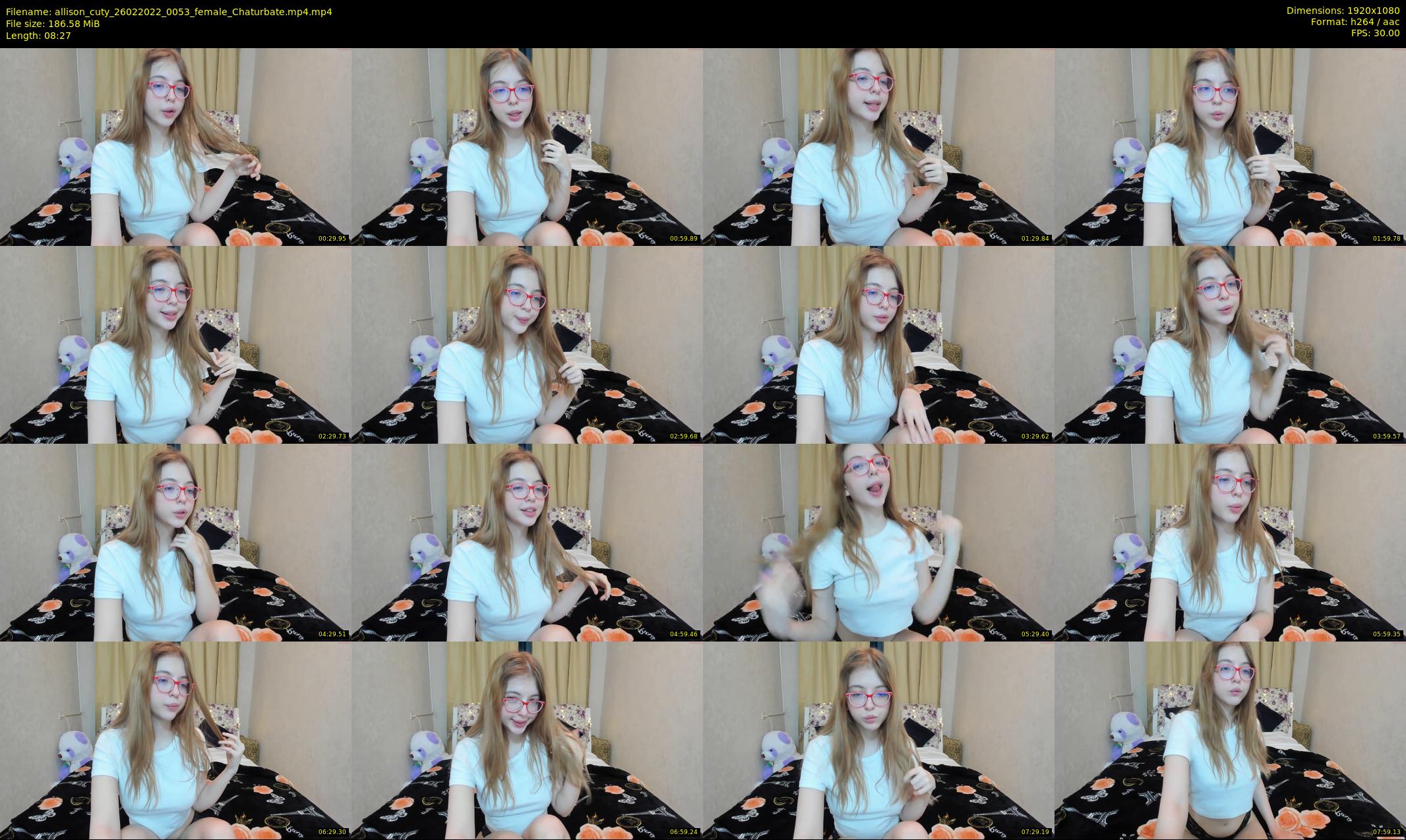 allison_cuty — 9 minute Chaturbate female cam show recording, 1080p, Feb 26, 2022