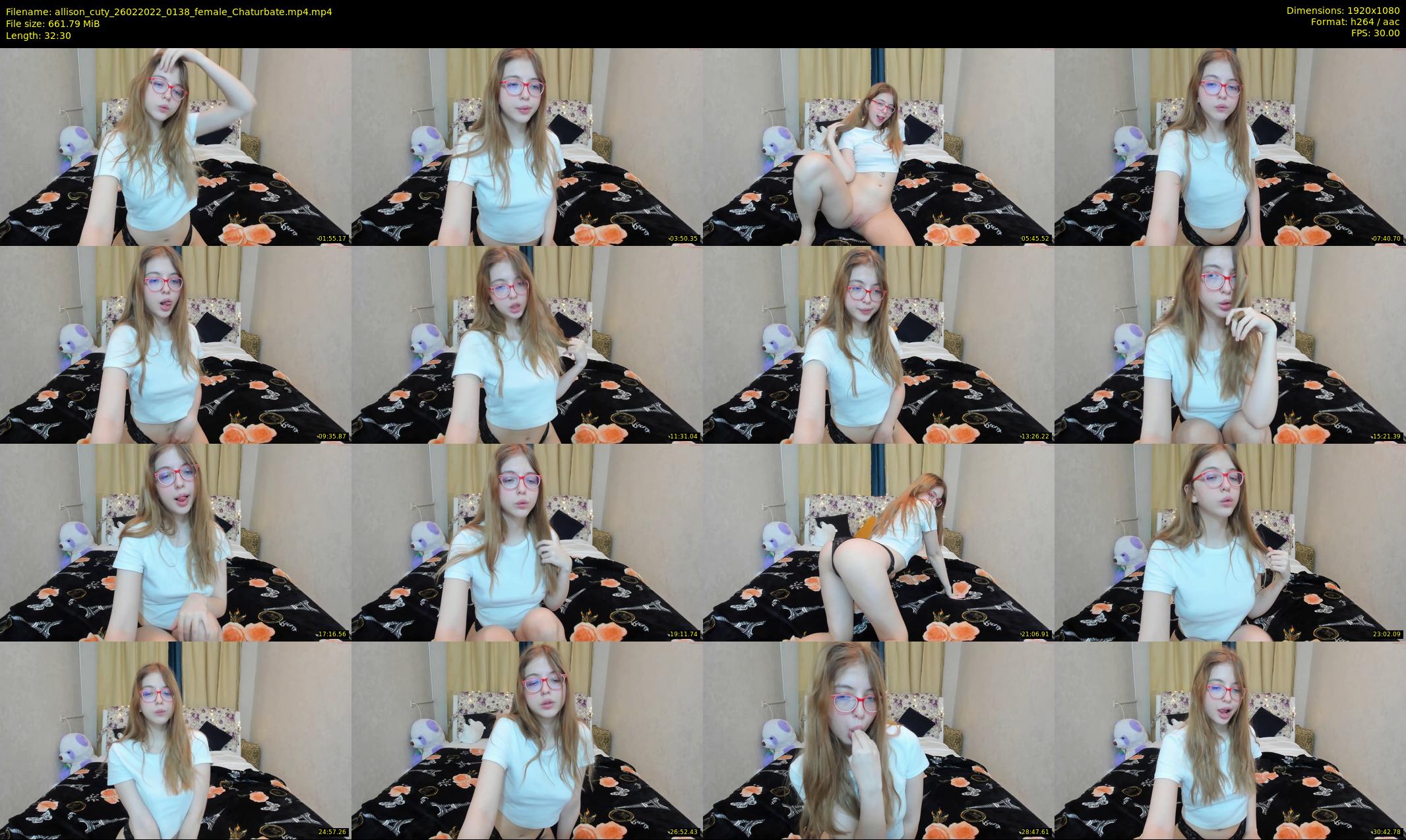 allison_cuty — 33 minute Chaturbate female cam show recording, 1080p, Feb 26, 2022