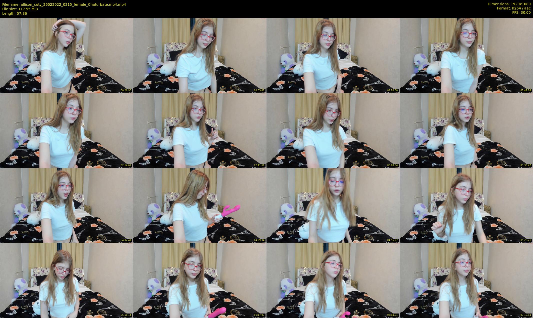 allison_cuty — 8 minute Chaturbate female cam show recording, 1080p, Feb 26, 2022