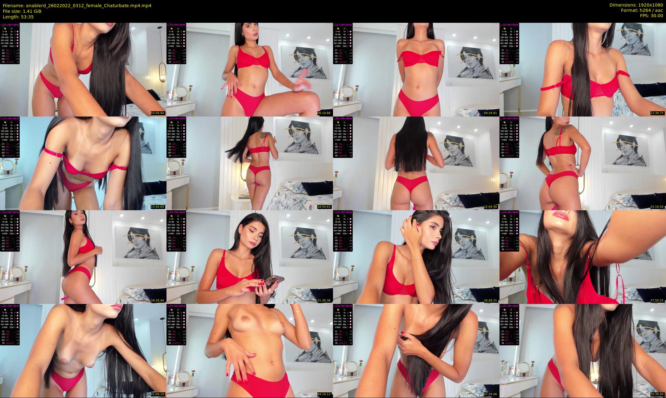 anablerd — 54 minute Chaturbate female cam show recording, 1080p, Feb 26, 2022