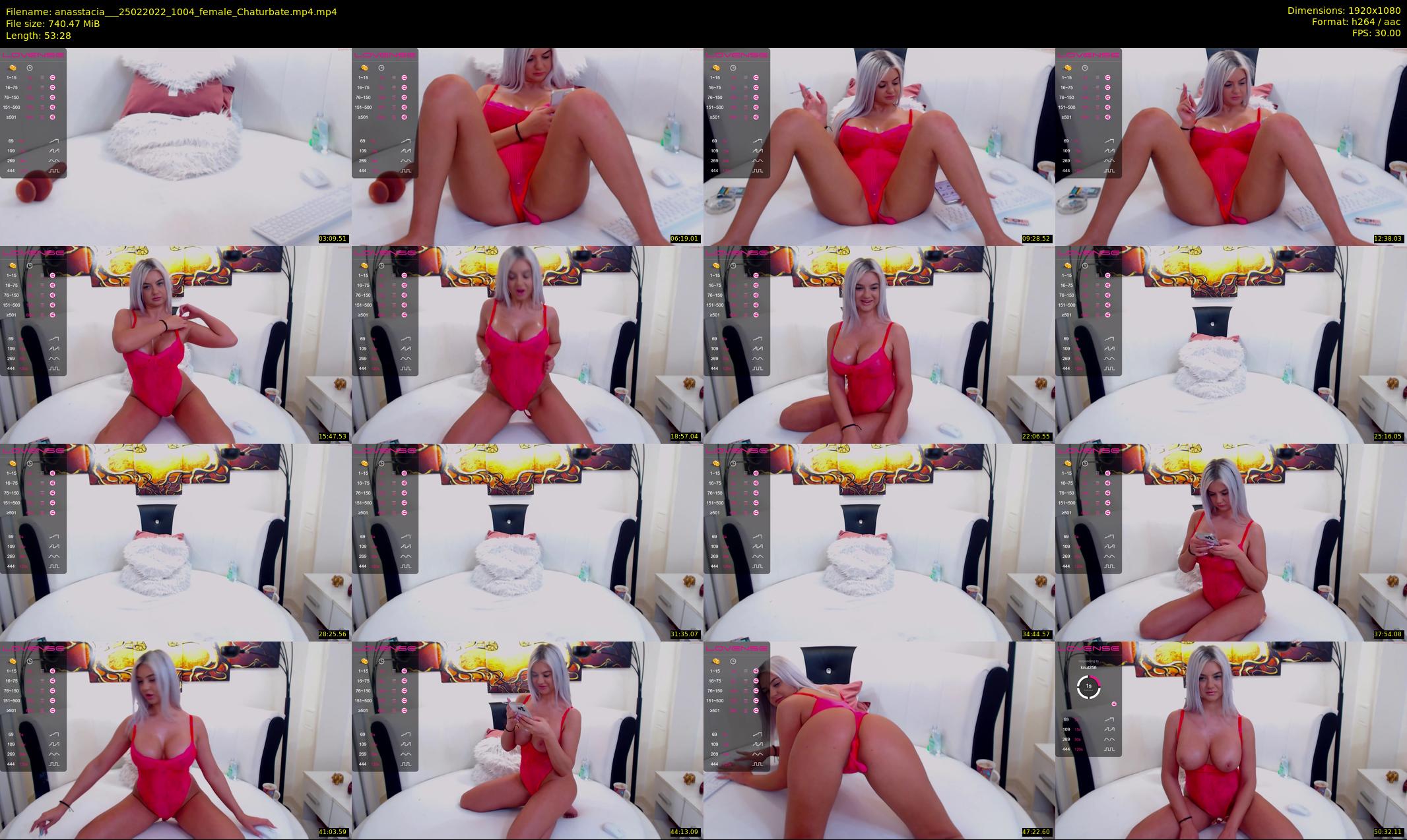 anasstacia__ — 54 minute Chaturbate female cam show recording, 1080p, Feb 25, 2022