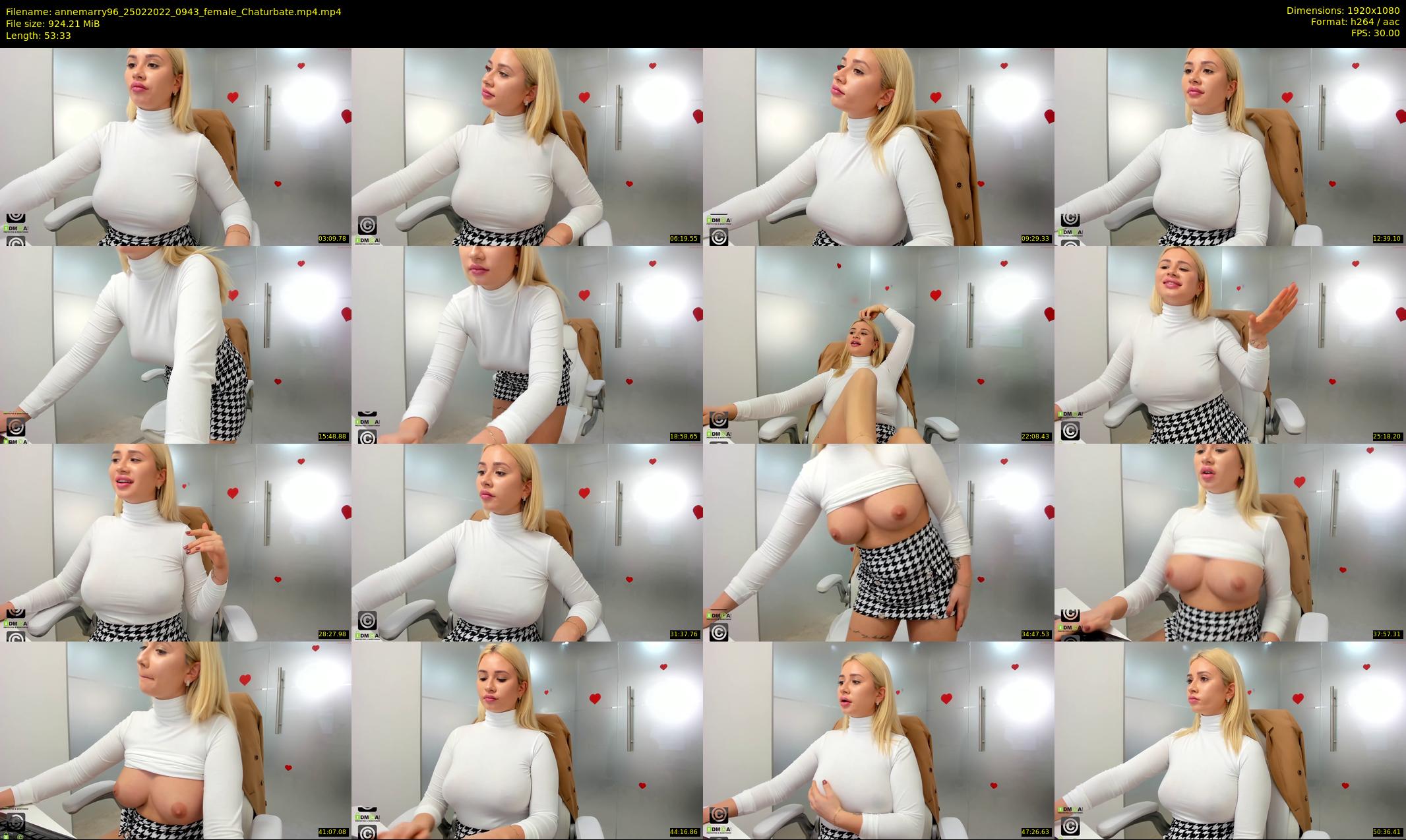 annemarry96 — 54 minute Chaturbate female cam show recording, 1080p, Feb 25, 2022