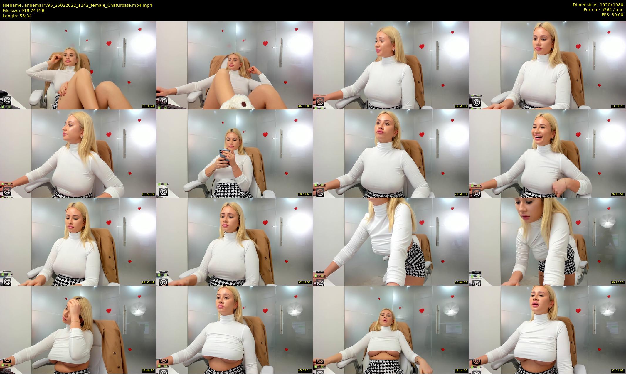 annemarry96 — 56 minute Chaturbate female cam show recording, 1080p, Feb 25, 2022