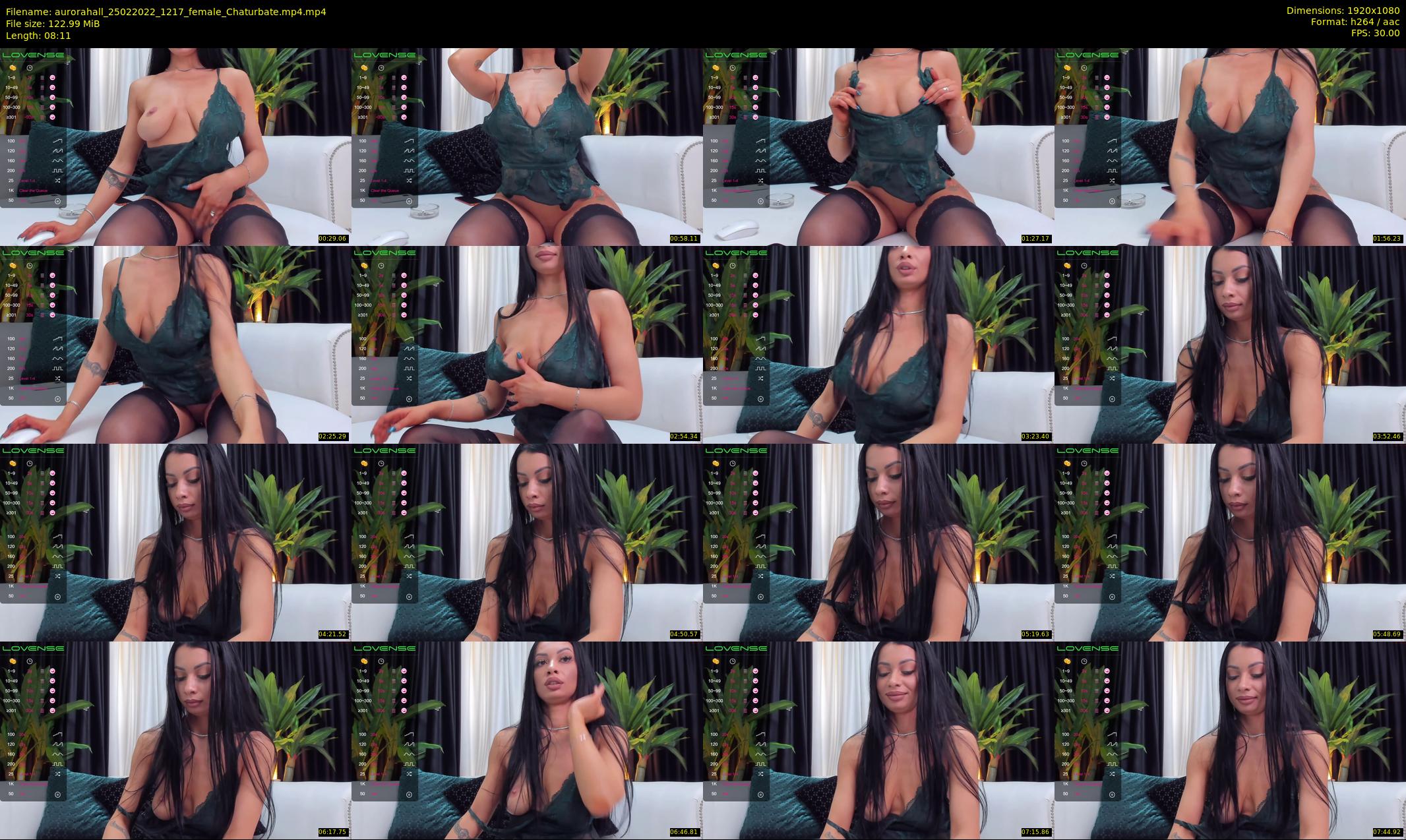 aurorahall — 9 minute Chaturbate female cam show recording, 1080p, Feb 25, 2022
