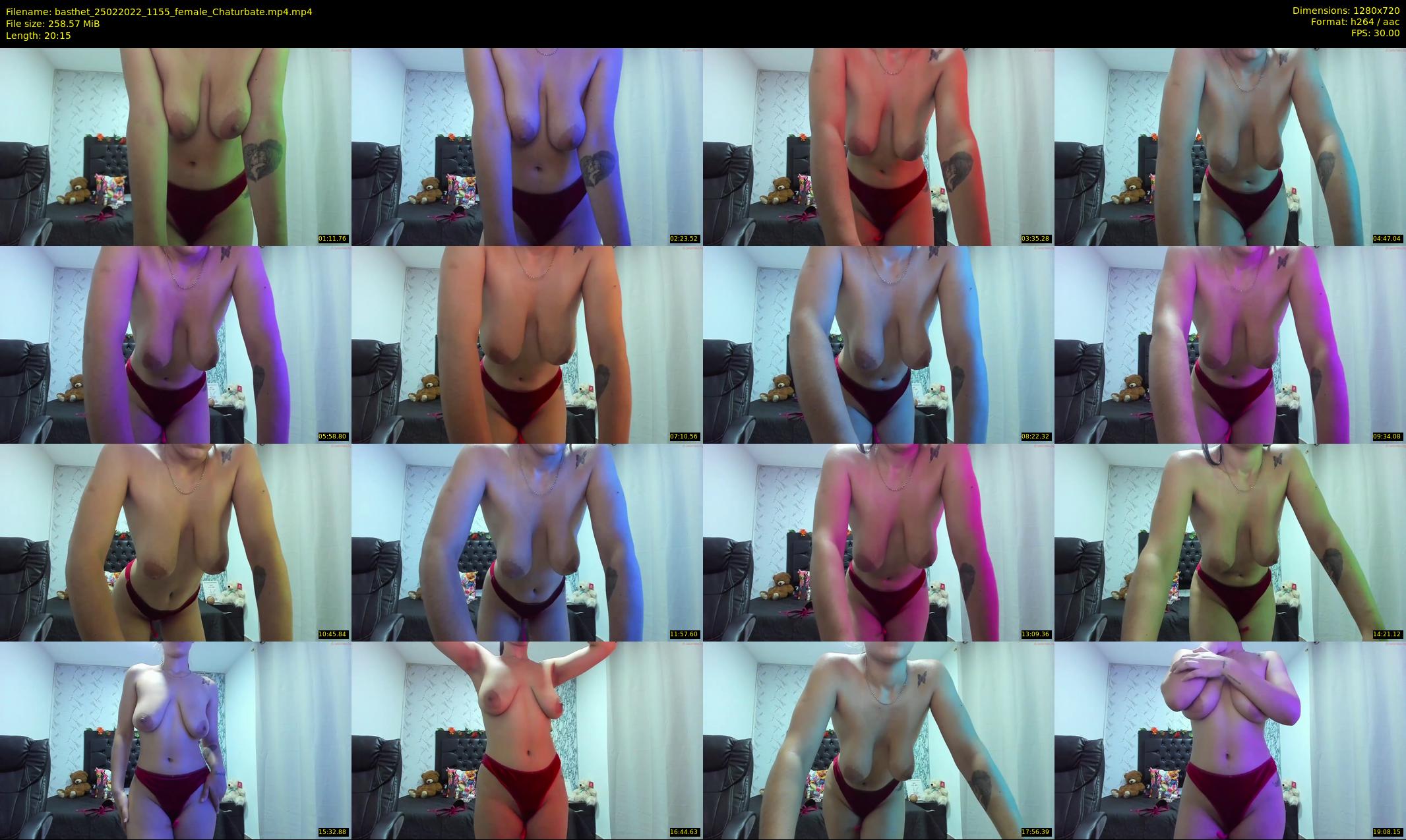 basthet — 21 minute Chaturbate female cam show recording, 720p, Feb 25, 2022