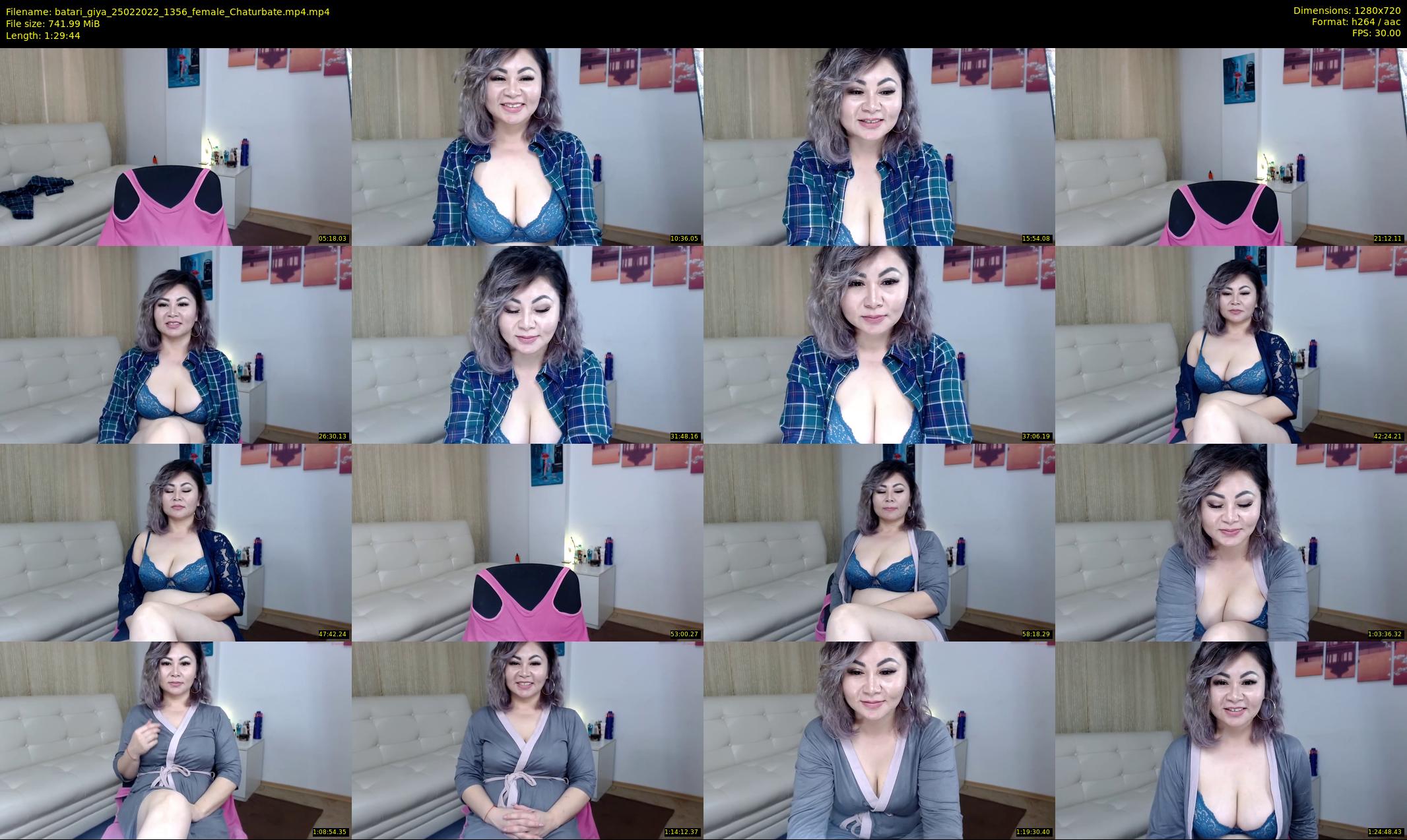 batari_giya — 90 minute Chaturbate female cam show recording, 720p, Feb 25, 2022