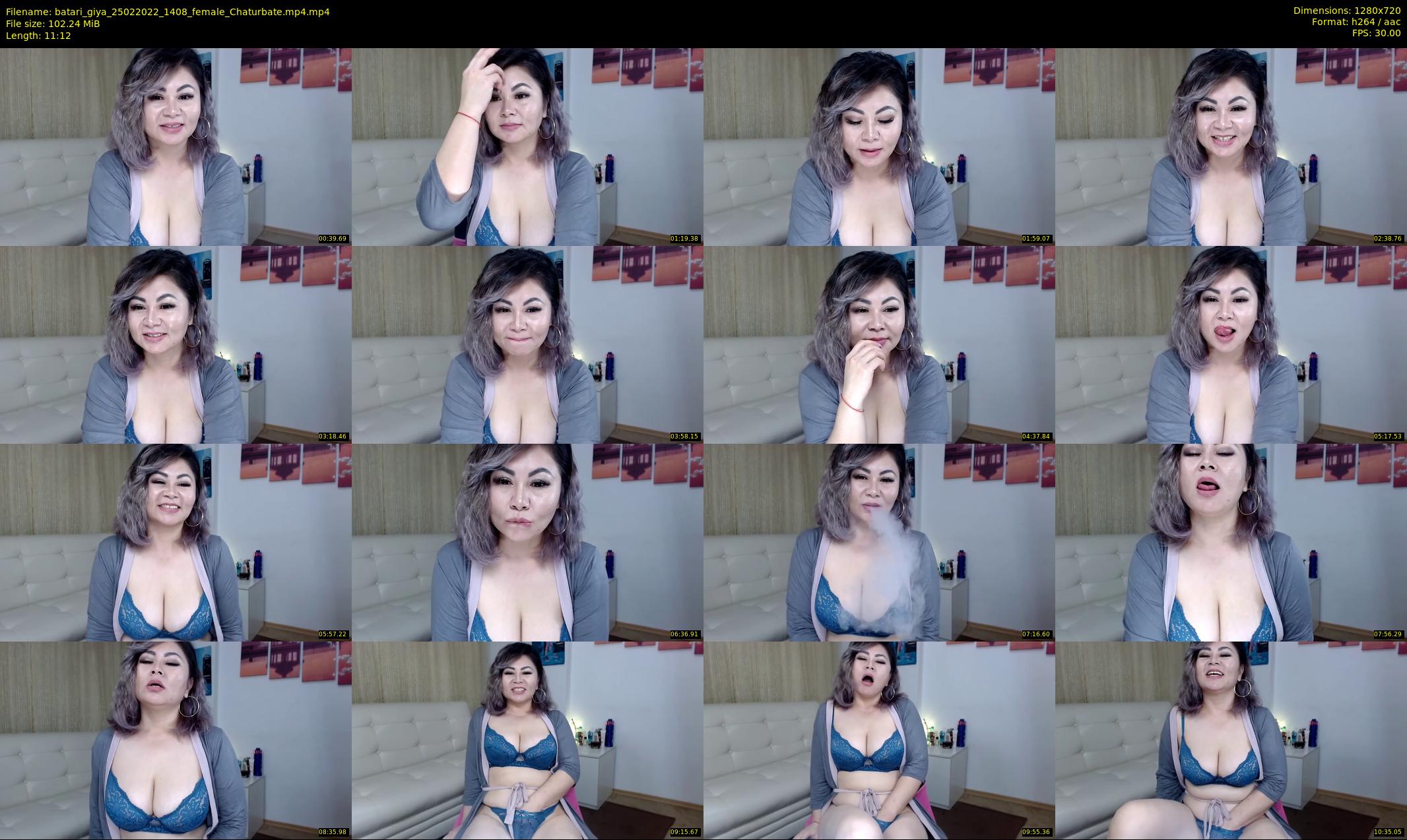 batari_giya — 12 minute Chaturbate female cam show recording, 720p, Feb 25, 2022