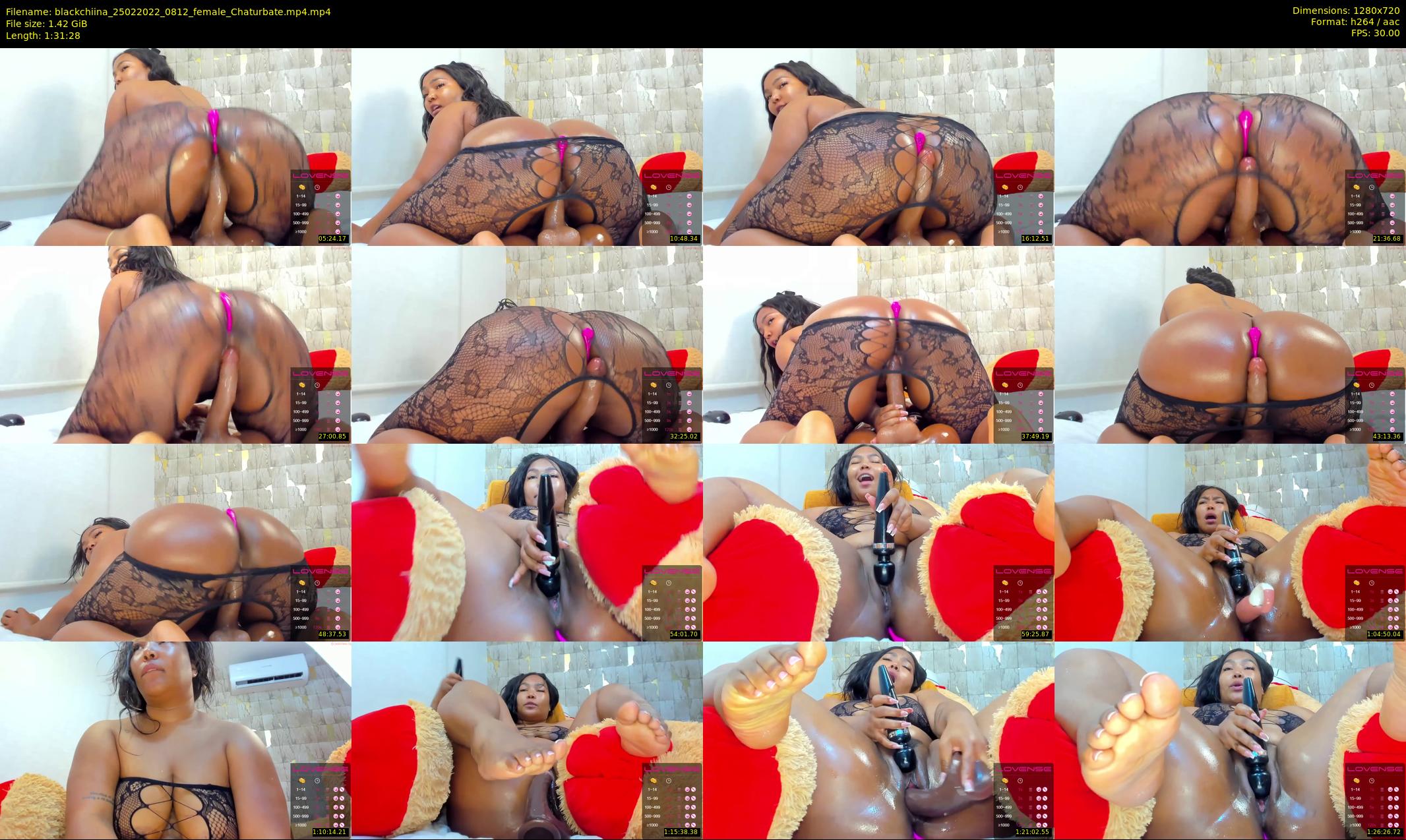 blackchiina — 92 minute Chaturbate female cam show recording, 720p, Feb 25, 2022