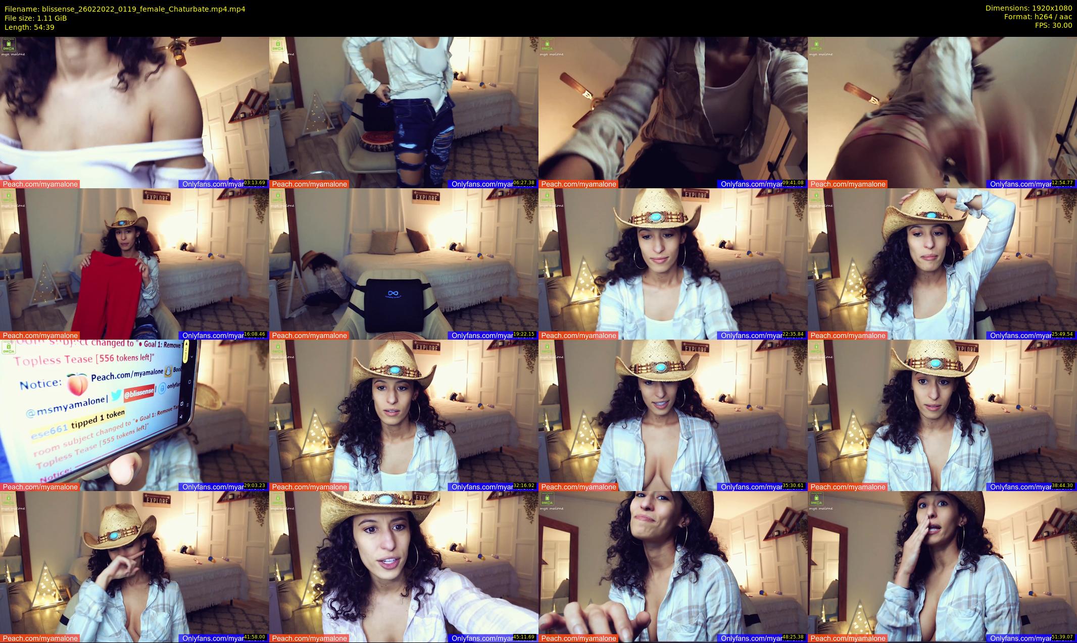 blissense — 55 minute Chaturbate female cam show recording, 1080p, Feb 26, 2022