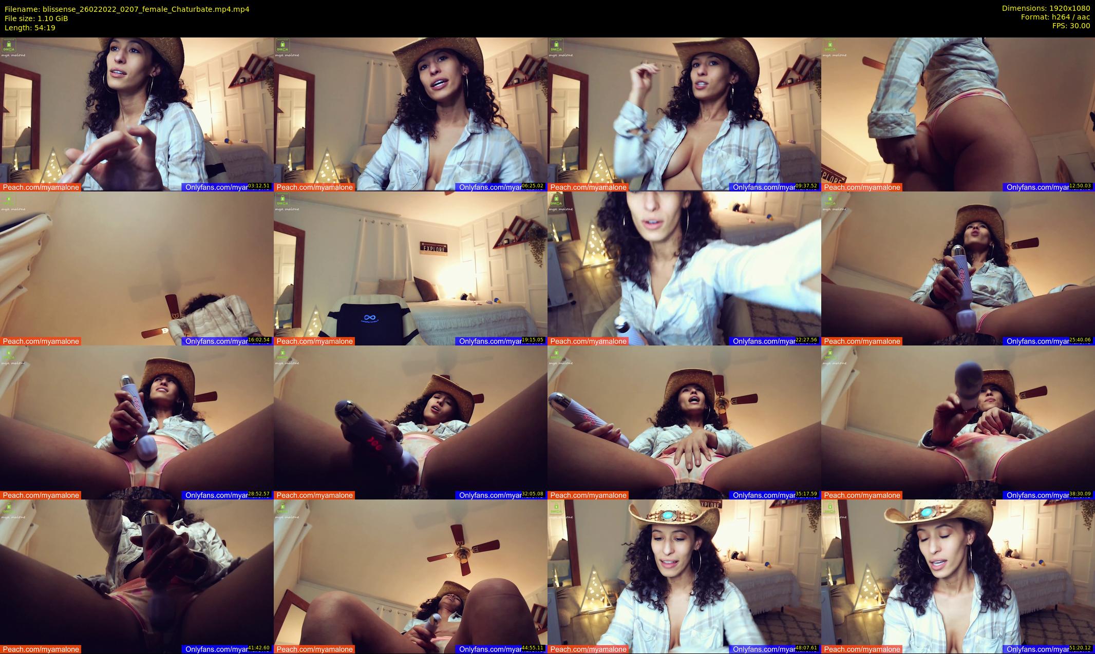 blissense — 55 minute Chaturbate female cam show recording, 1080p, Feb 26, 2022