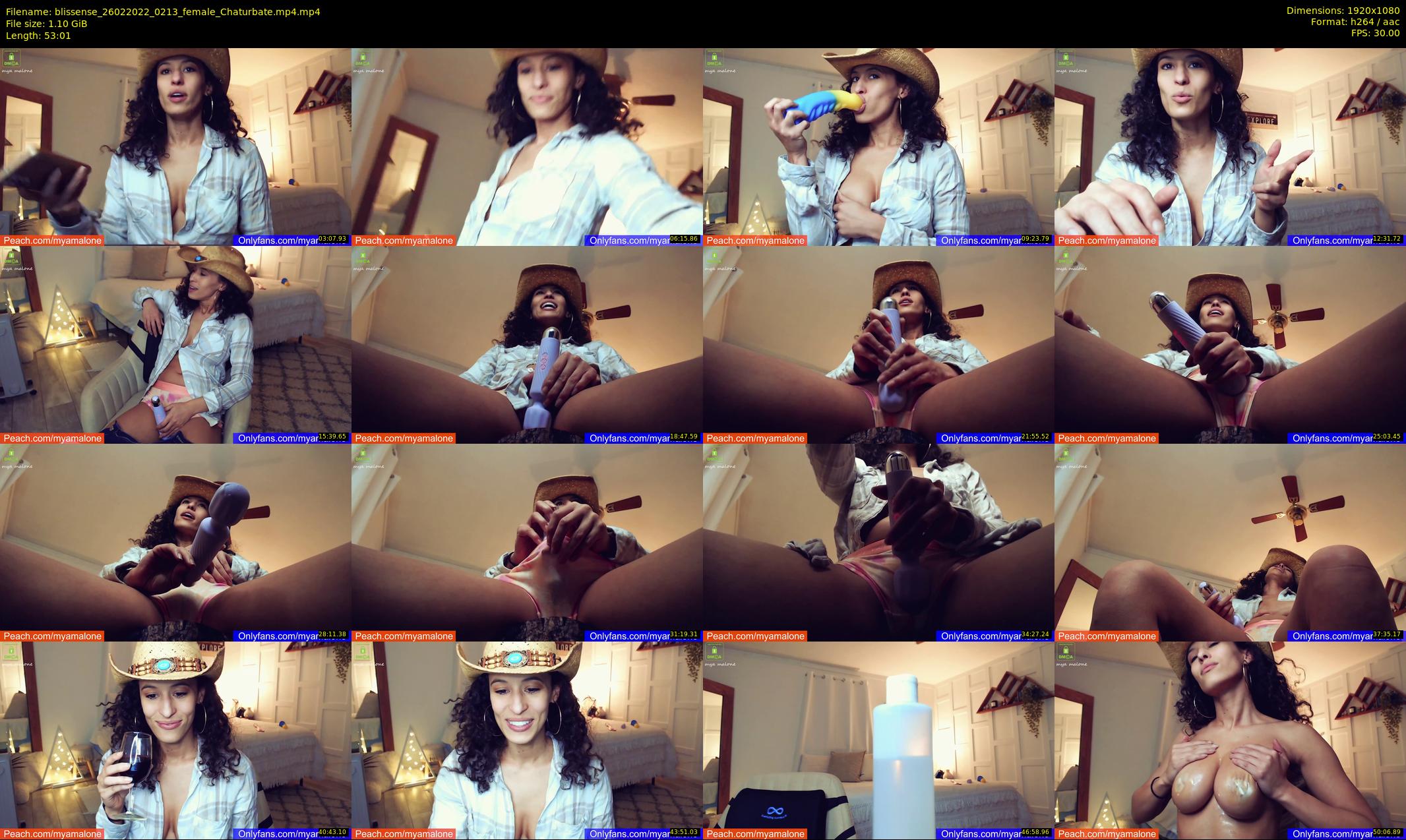 blissense — 54 minute Chaturbate female cam show recording, 1080p, Feb 26, 2022