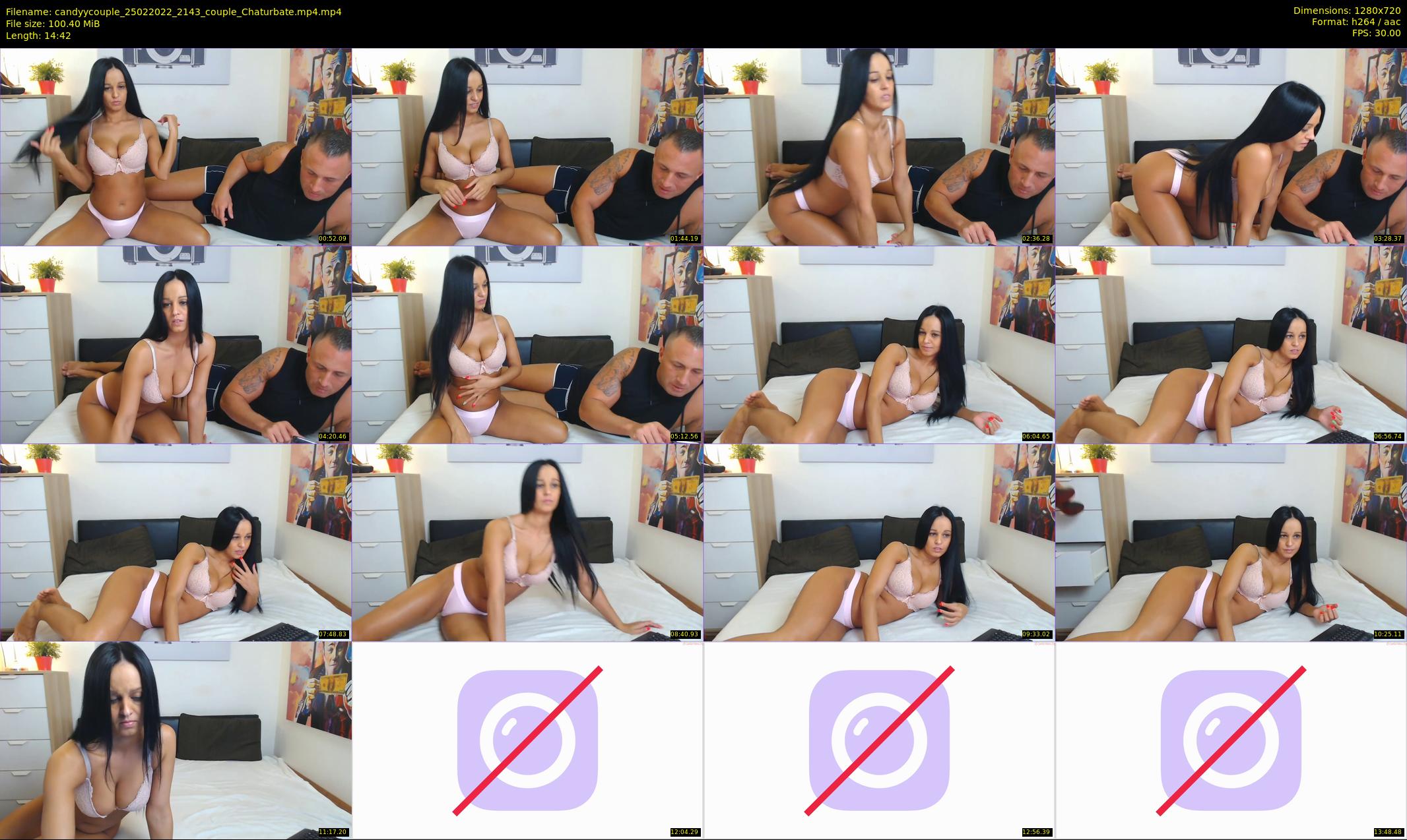 candyycouple — 15 minute Chaturbate couple cam show recording, 720p, Feb 25, 2022