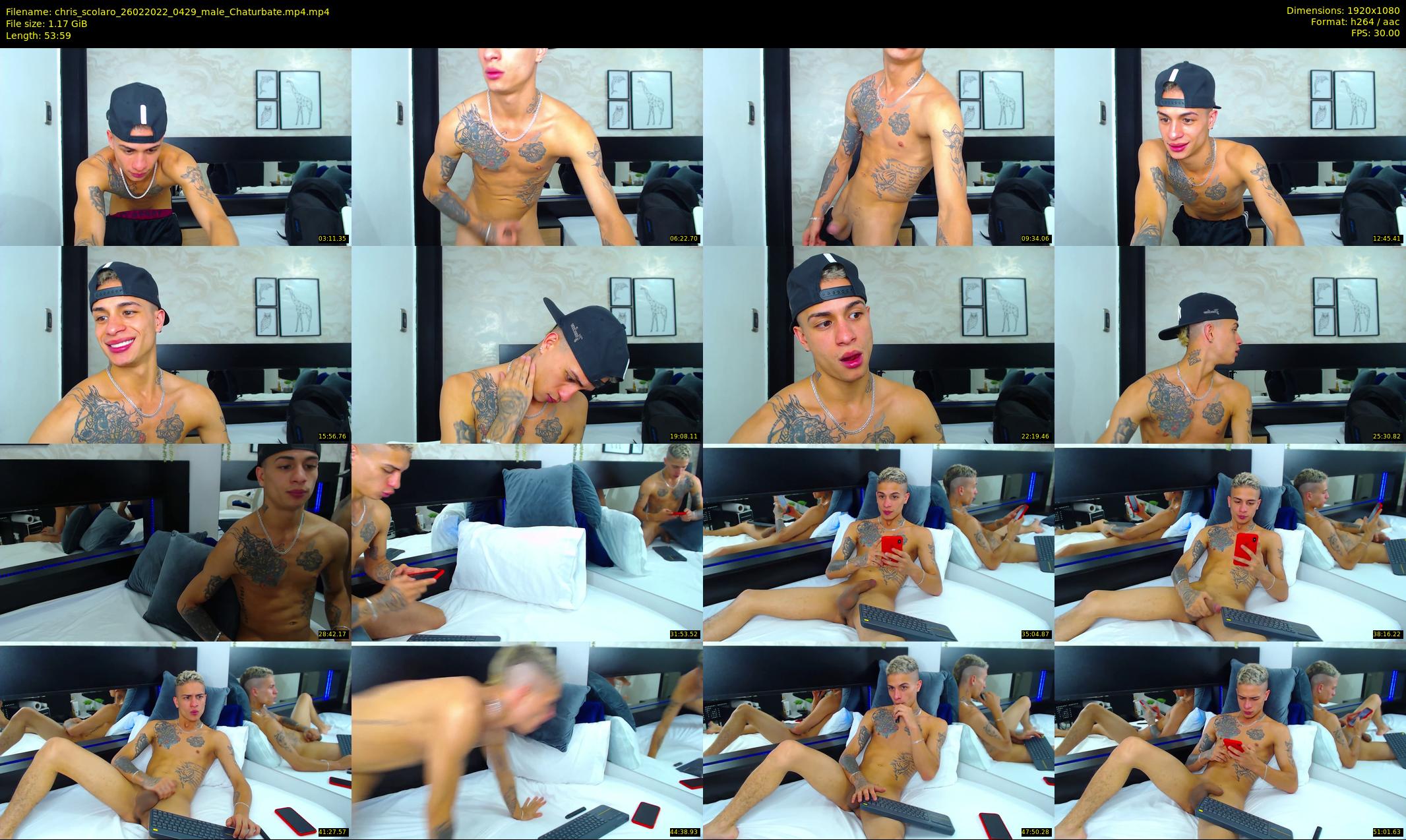 chris_scolaro — 54 minute Chaturbate male cam show recording, 1080p, Feb 26, 2022