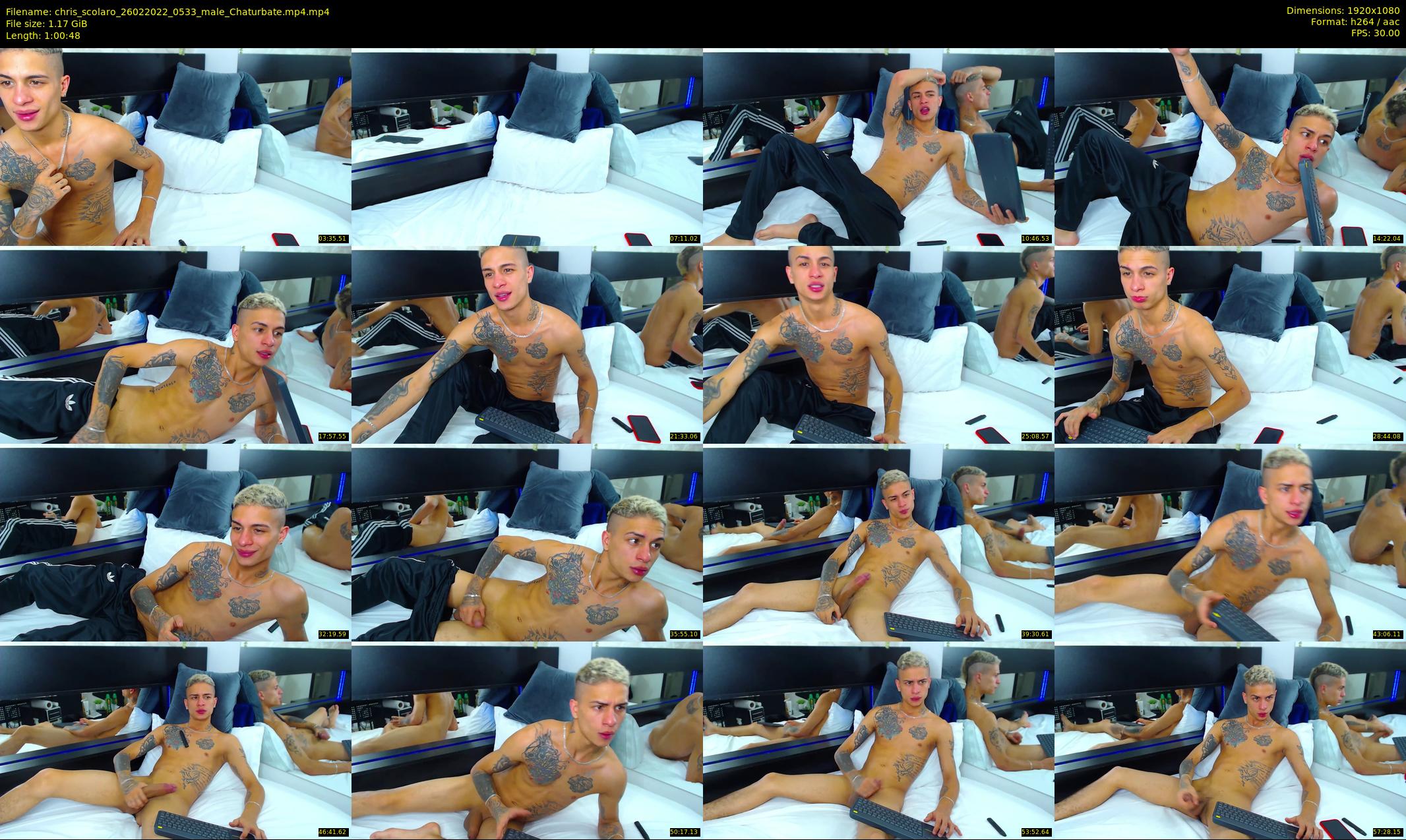 chris_scolaro — 61 minute Chaturbate male cam show recording, 1080p, Feb 26, 2022