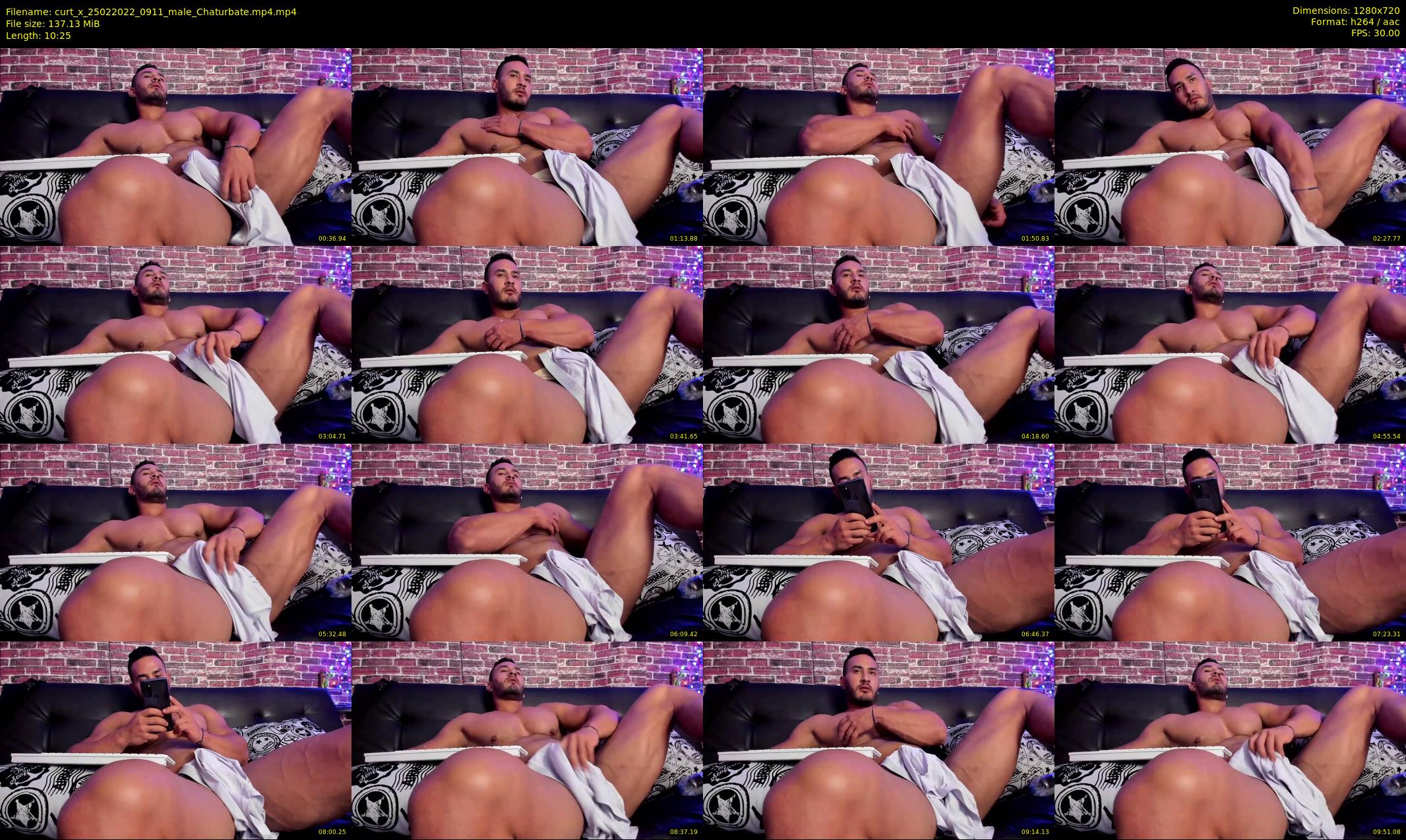 curt_x — 11 minute Chaturbate male cam show recording, 720p, Feb 25, 2022