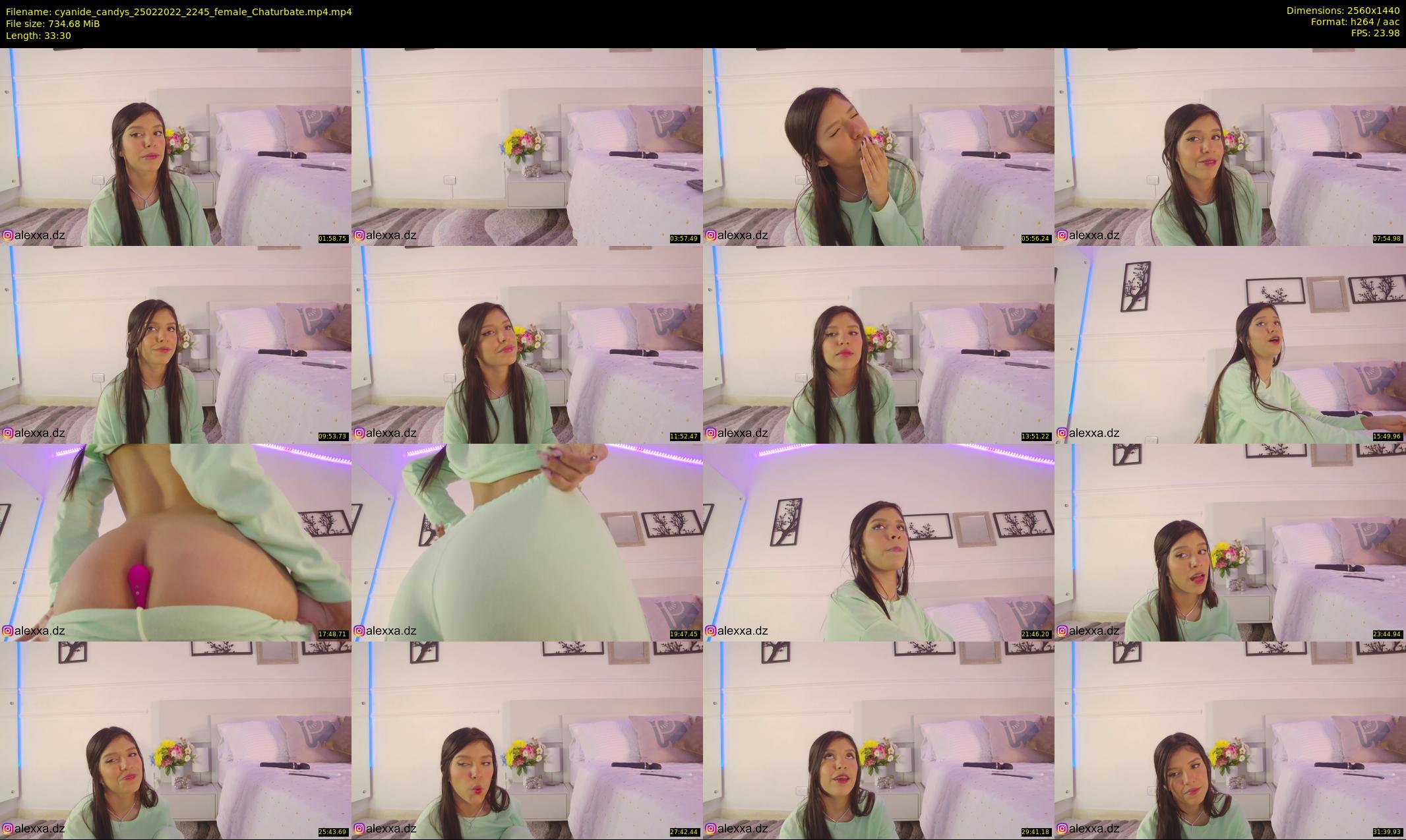 cyanide_candys — 34 minute Chaturbate female cam show recording, 1080p, Feb 25, 2022