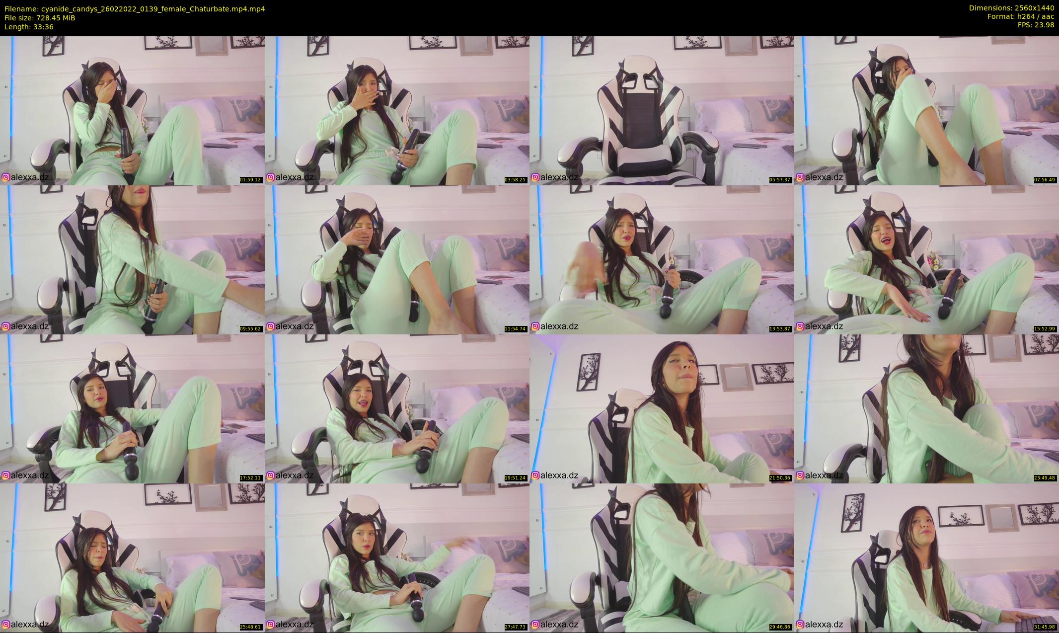 cyanide_candys — 34 minute Chaturbate female cam show recording, 1080p, Feb 26, 2022