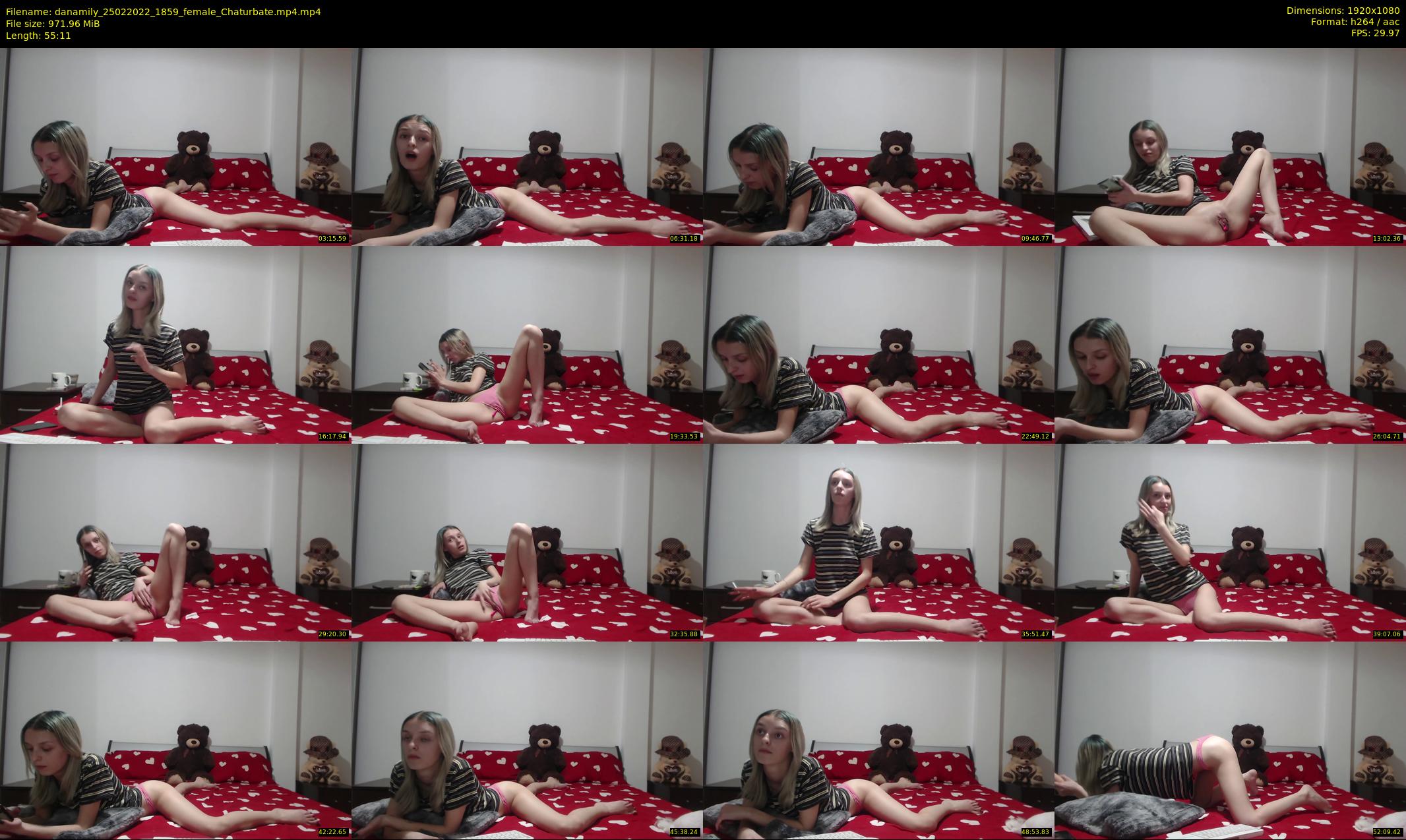 danamily — 56 minute Chaturbate female cam show recording, 1080p, Feb 25, 2022