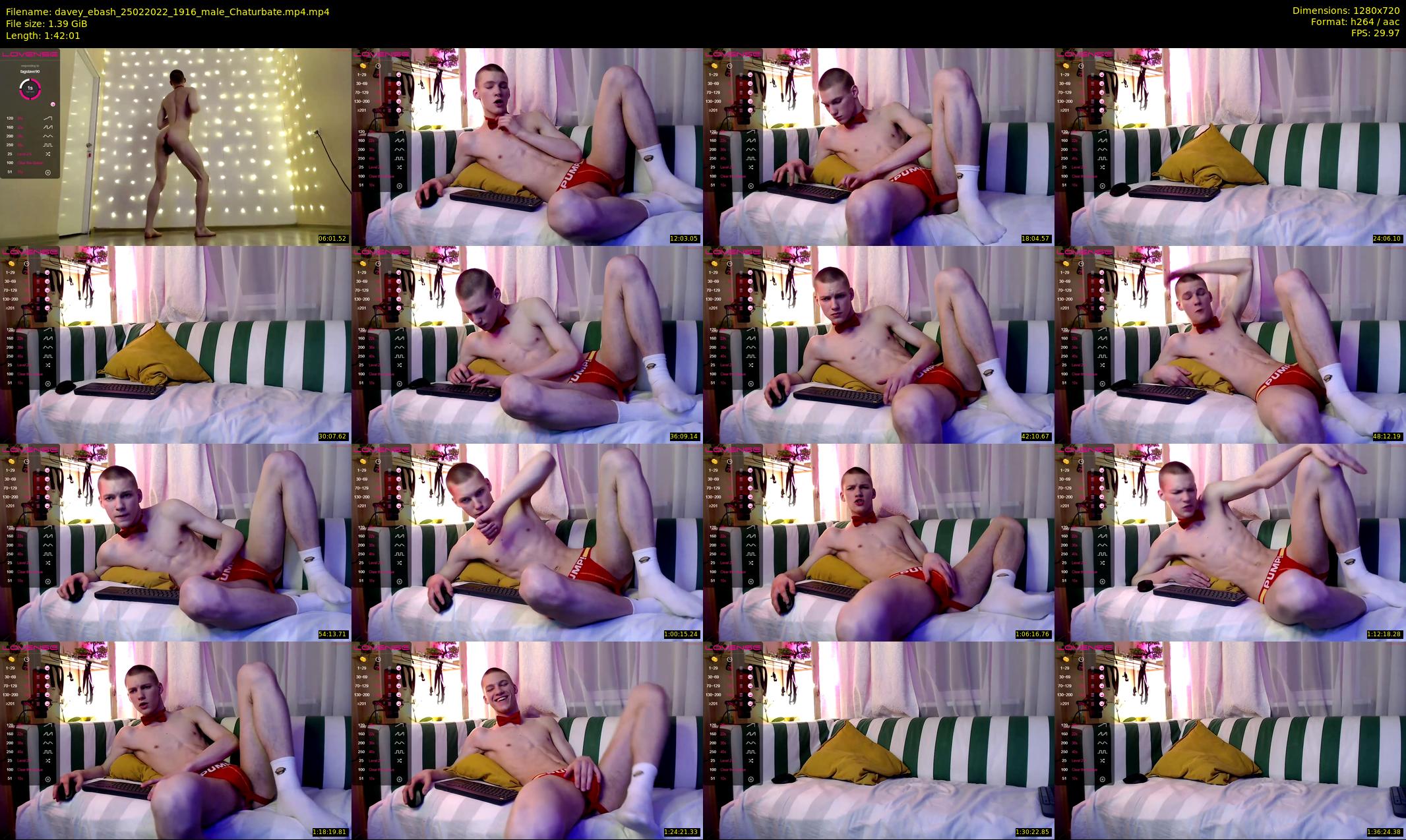 davey_ebash — 103 minute Chaturbate male cam show recording, 720p, Feb 25, 2022