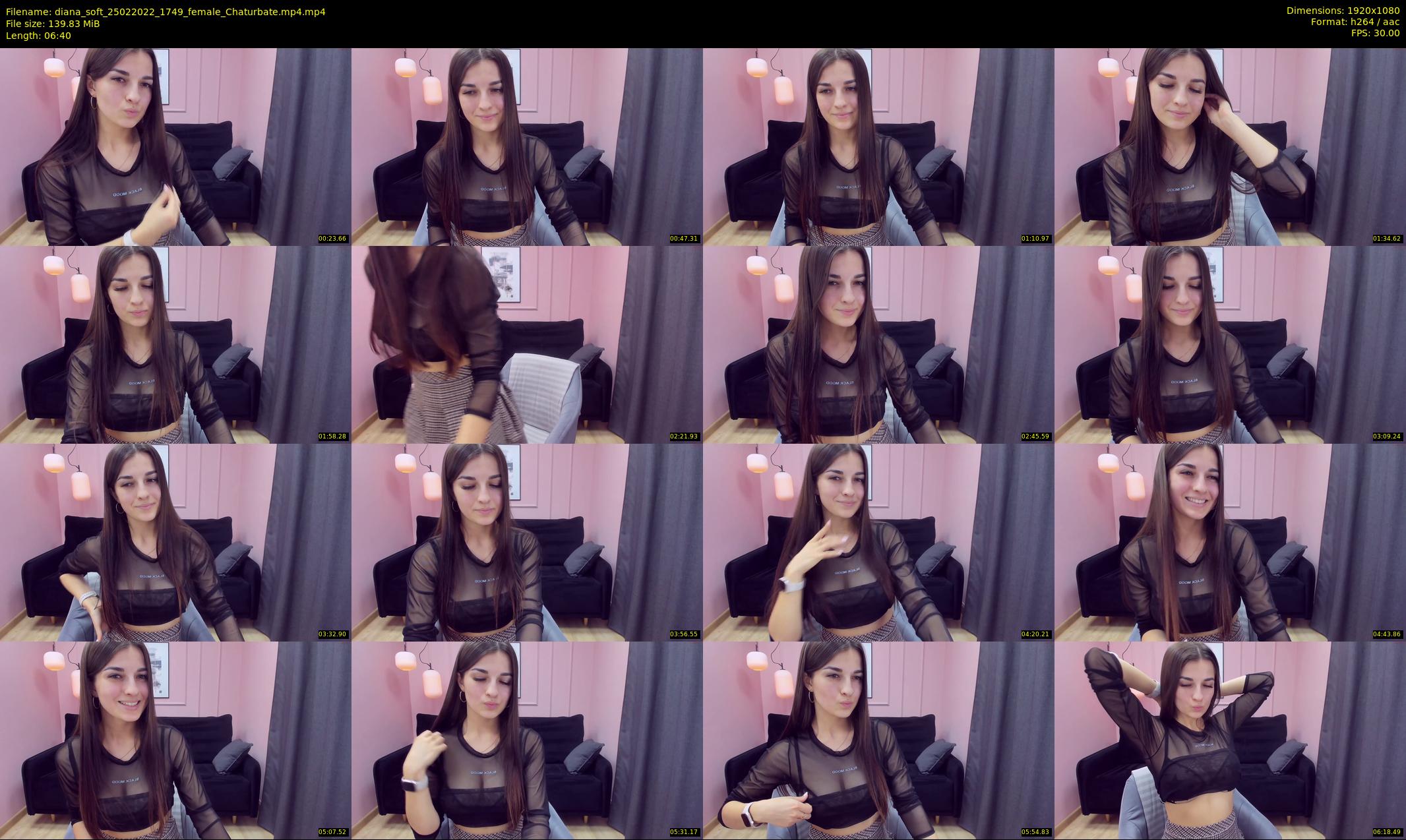 diana_soft — 7 minute Chaturbate female cam show recording, 1080p, Feb 25, 2022