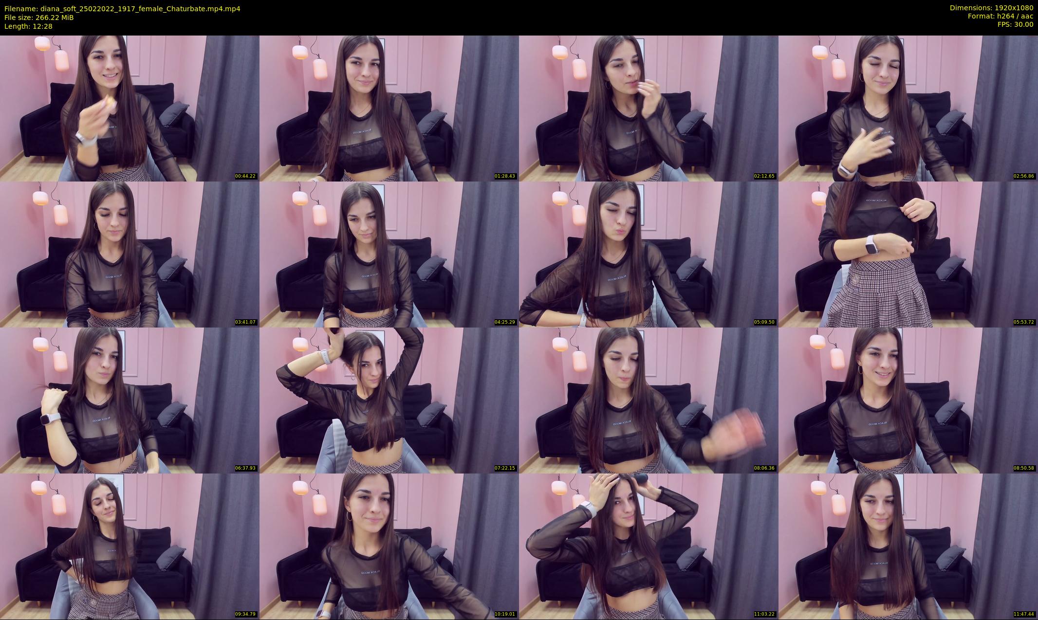 diana_soft — 13 minute Chaturbate female cam show recording, 1080p, Feb 25, 2022