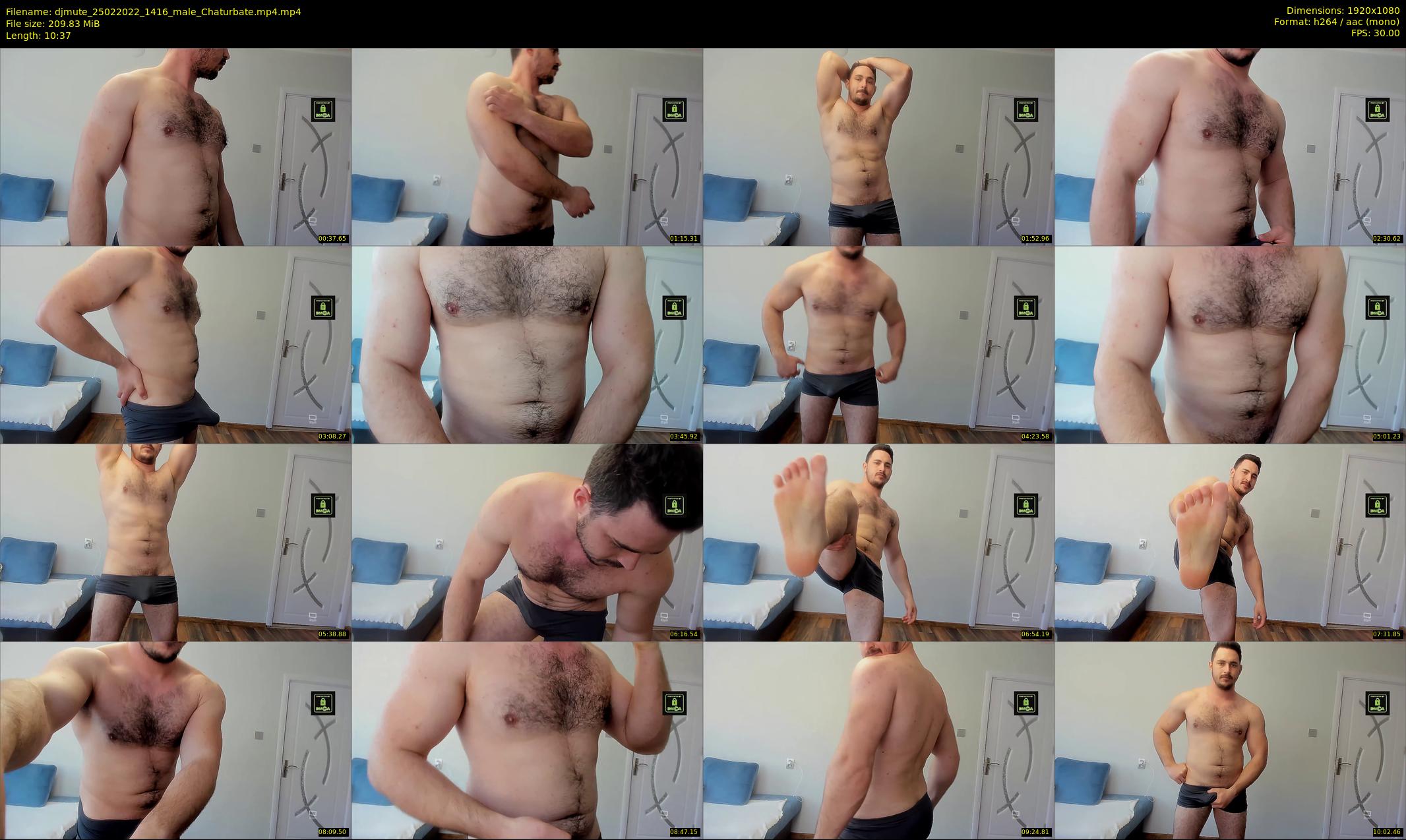 djmute — 11 minute Chaturbate male cam show recording, 1080p, Feb 25, 2022