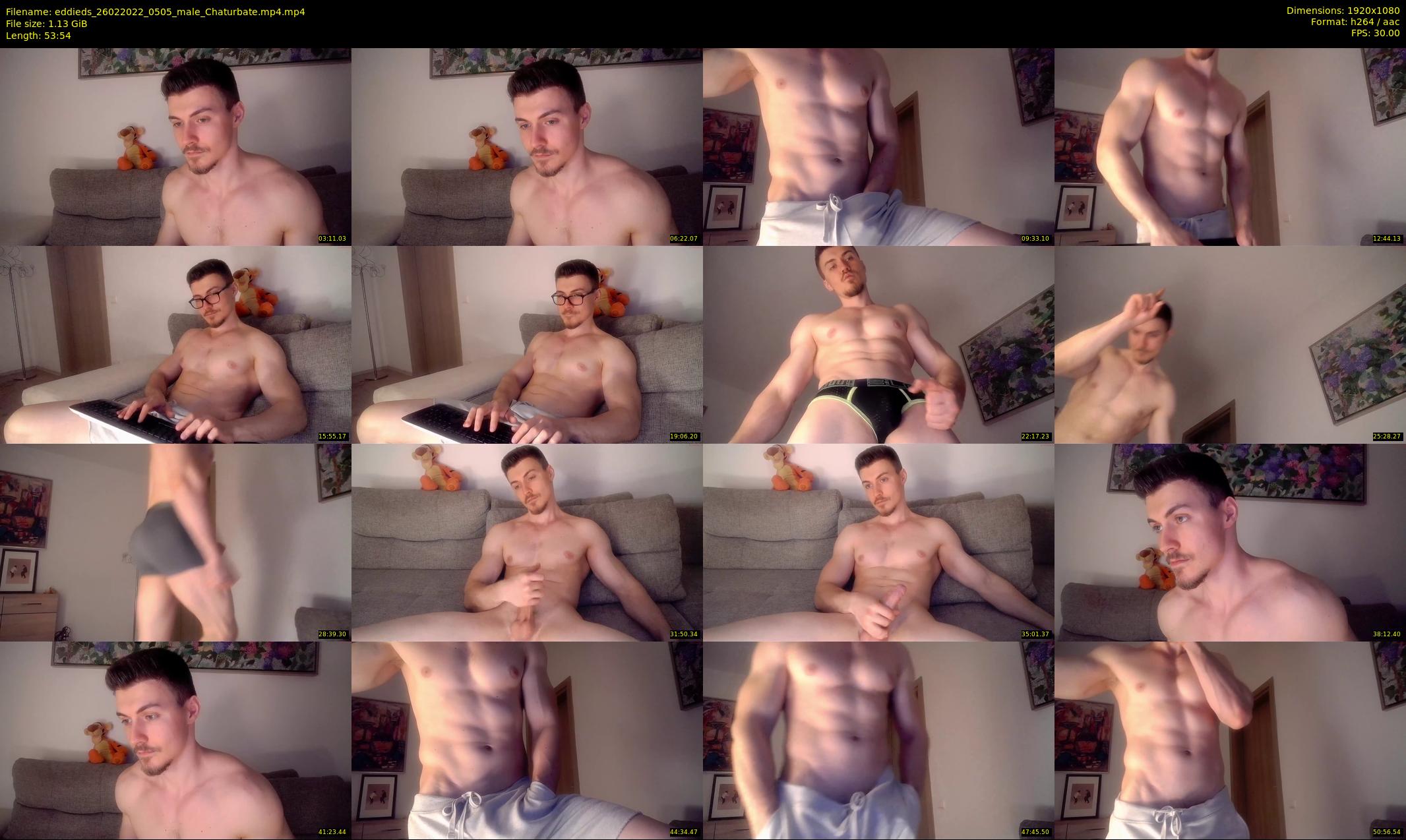 eddieds — 54 minute Chaturbate male cam show recording, 1080p, Feb 26, 2022