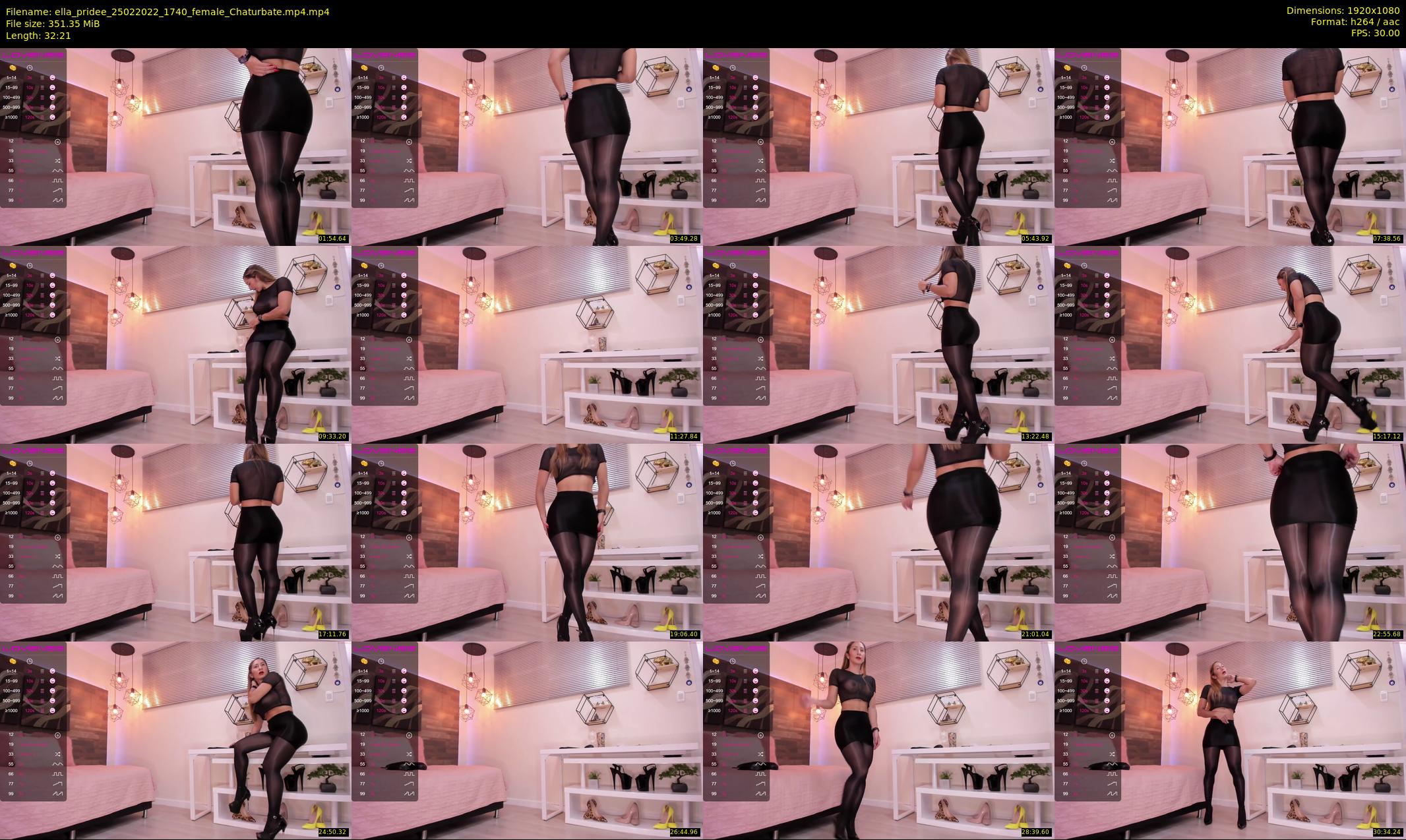 ella_pridee — 33 minute Chaturbate female cam show recording, 1080p, Feb 25, 2022