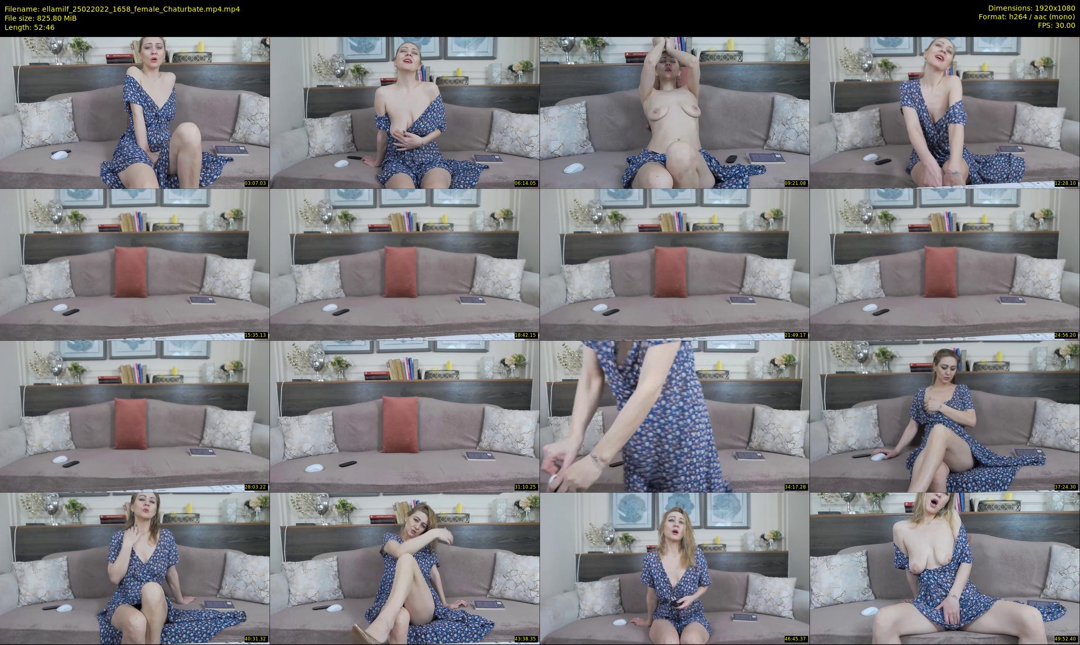 ellamilf — 53 minute Chaturbate female cam show recording, 1080p, Feb 25, 2022