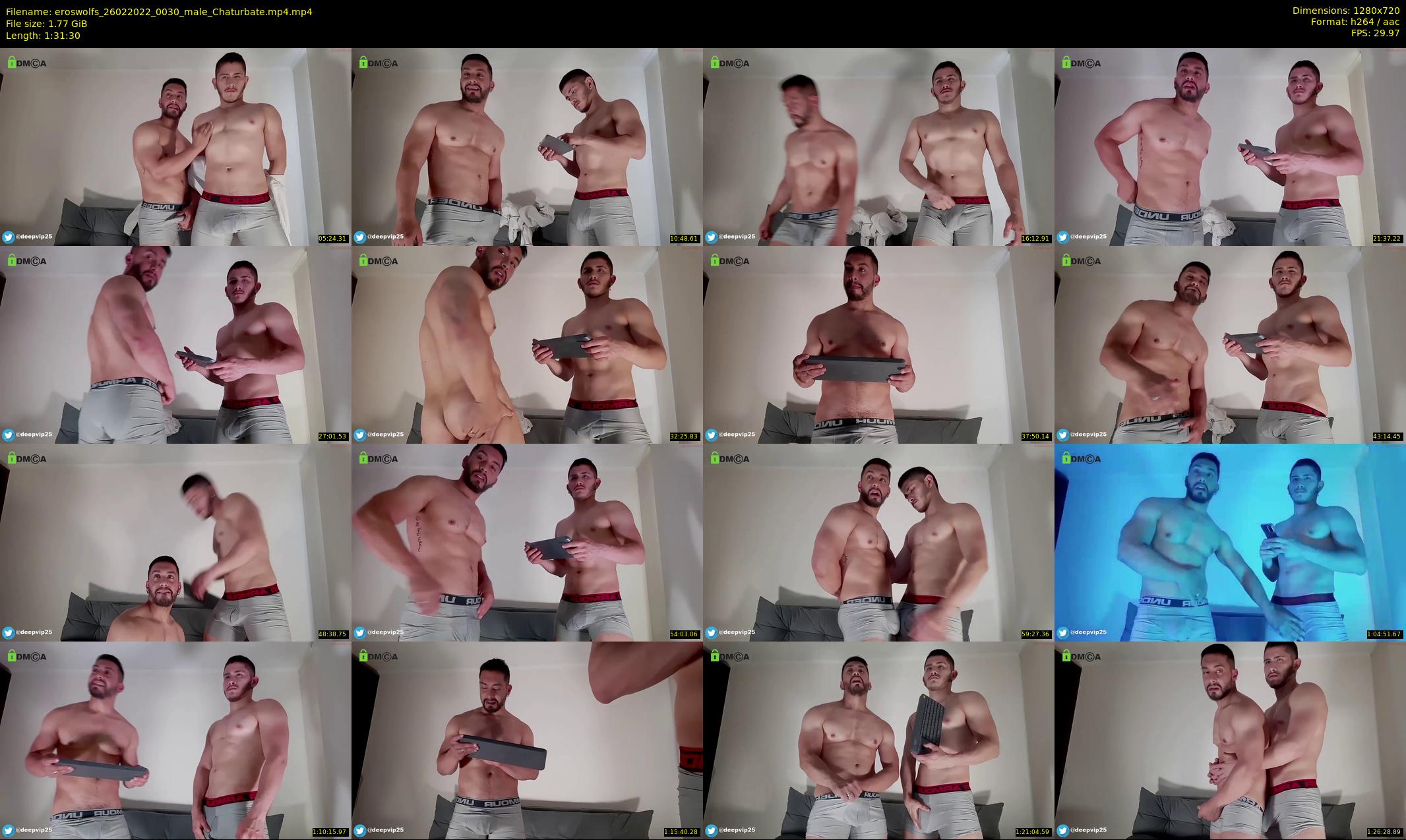 eroswolfs — 92 minute Chaturbate male cam show recording, 720p, Feb 26, 2022