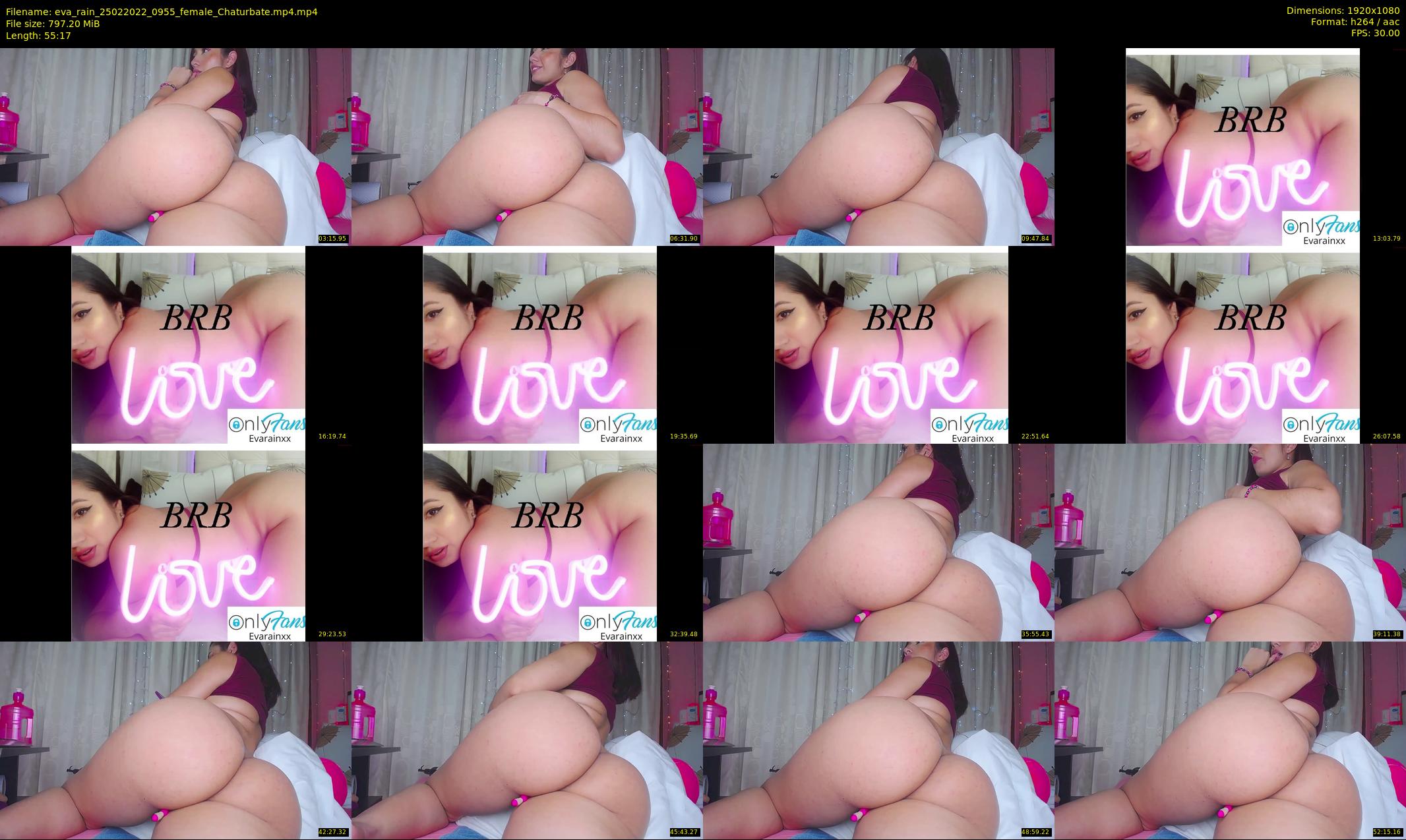eva_rain — 56 minute Chaturbate female cam show recording, 1080p, Feb 25, 2022