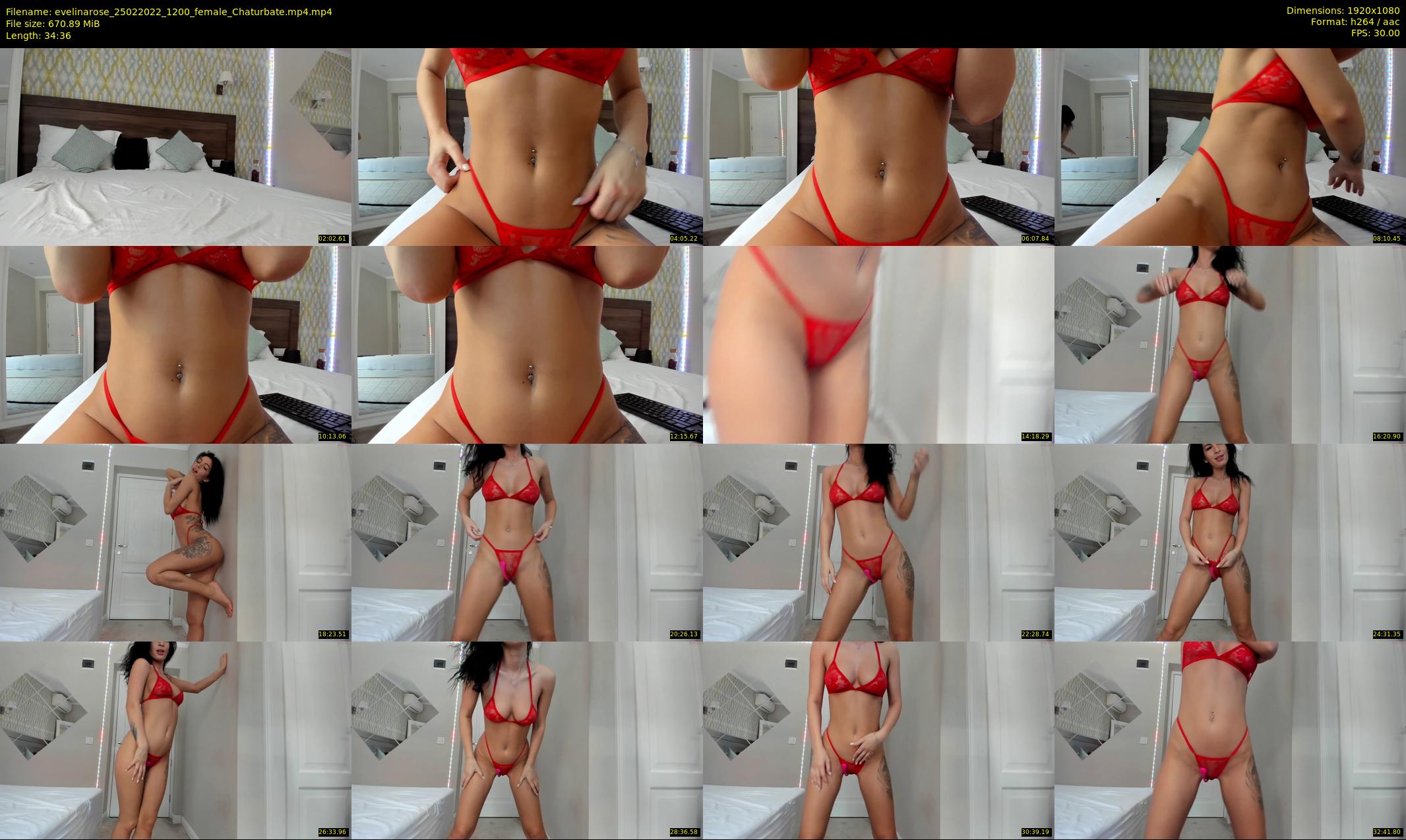 evelinarose — 35 minute Chaturbate female cam show recording, 1080p, Feb 25, 2022