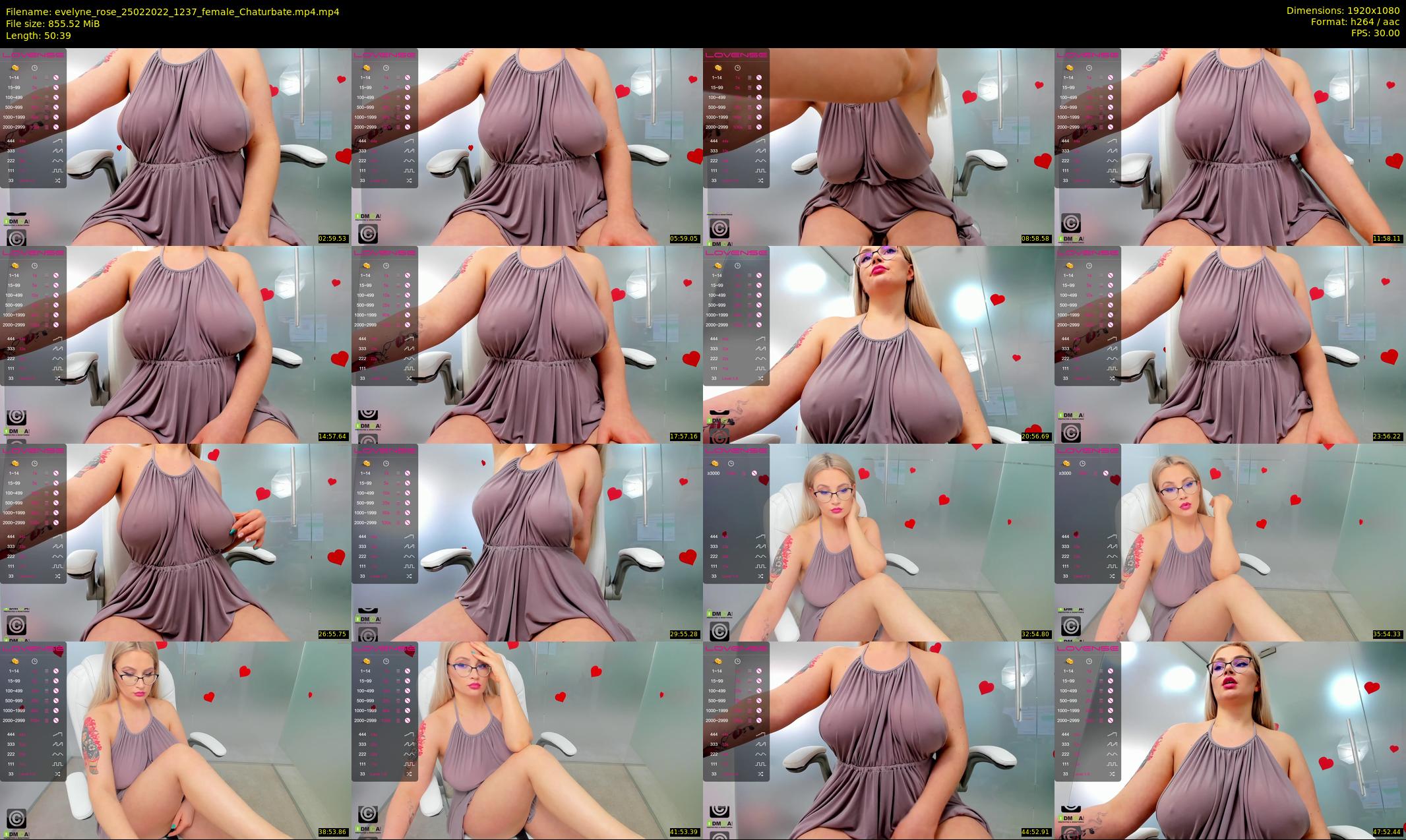 evelyne_rose — 51 minute Chaturbate female cam show recording, 1080p, Feb 25, 2022