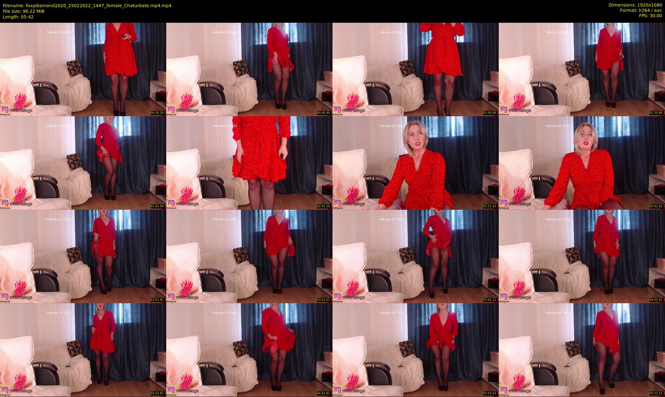 foxydiamond2020 — 6 minute Chaturbate female cam show recording, 1080p, Feb 25, 2022
