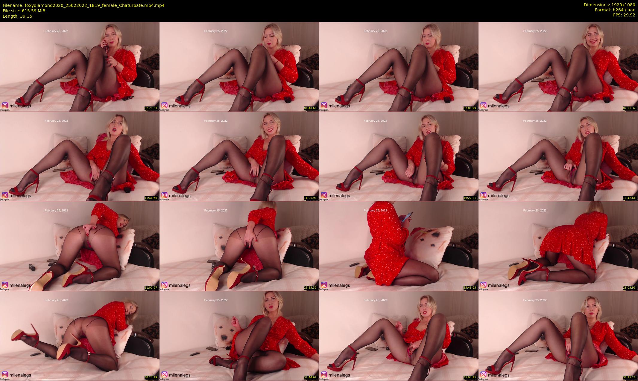 foxydiamond2020 — 40 minute Chaturbate female cam show recording, 1080p, Feb 25, 2022