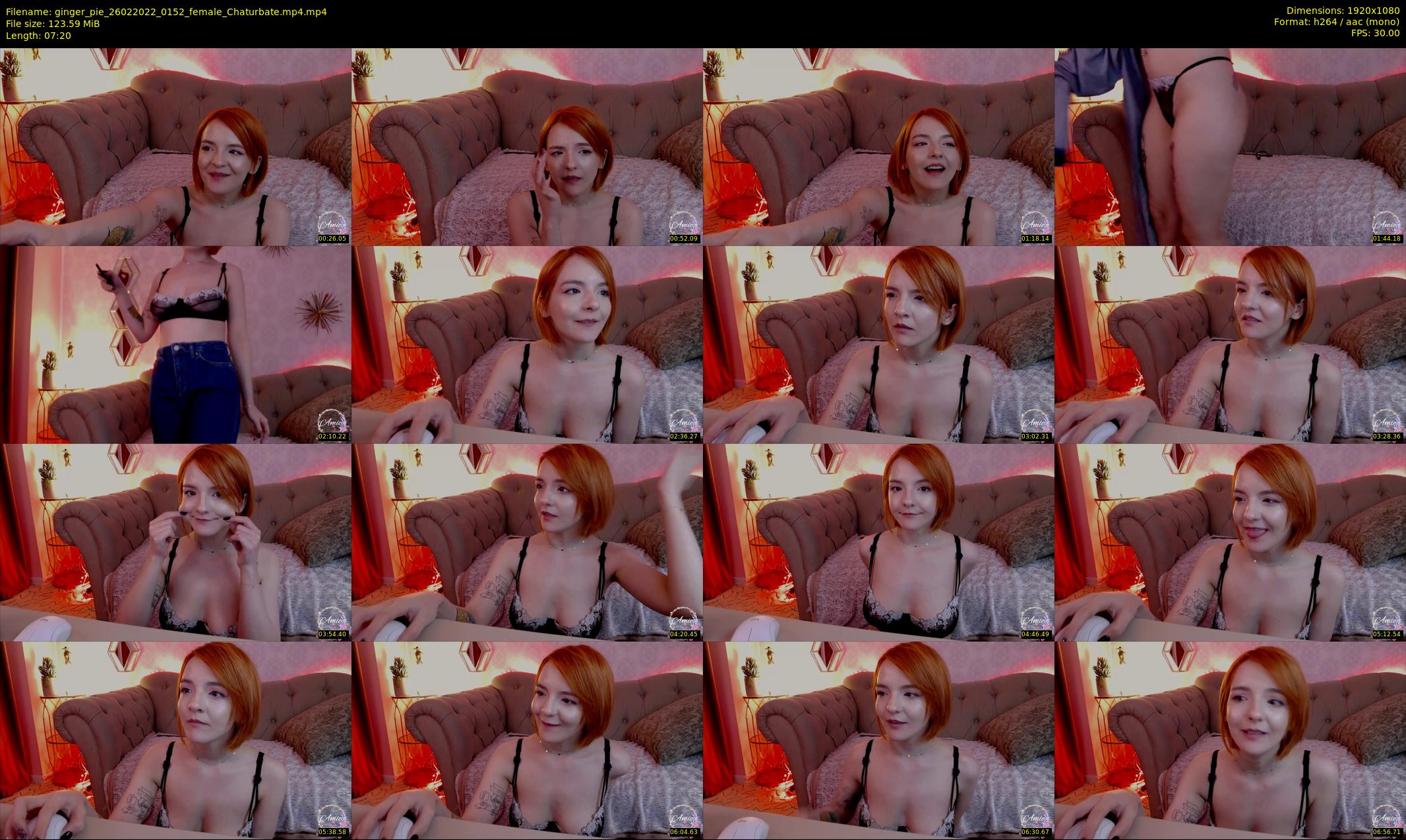 ginger_pie — 8 minute Chaturbate female cam show recording, 1080p, Feb 26, 2022