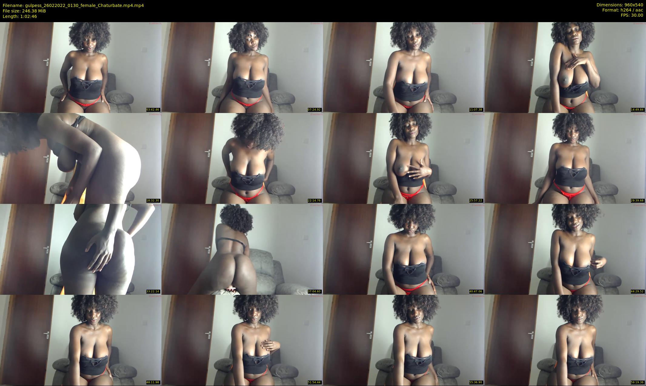 gulpess — 63 minute Chaturbate female cam show recording, 480p, Feb 26, 2022
