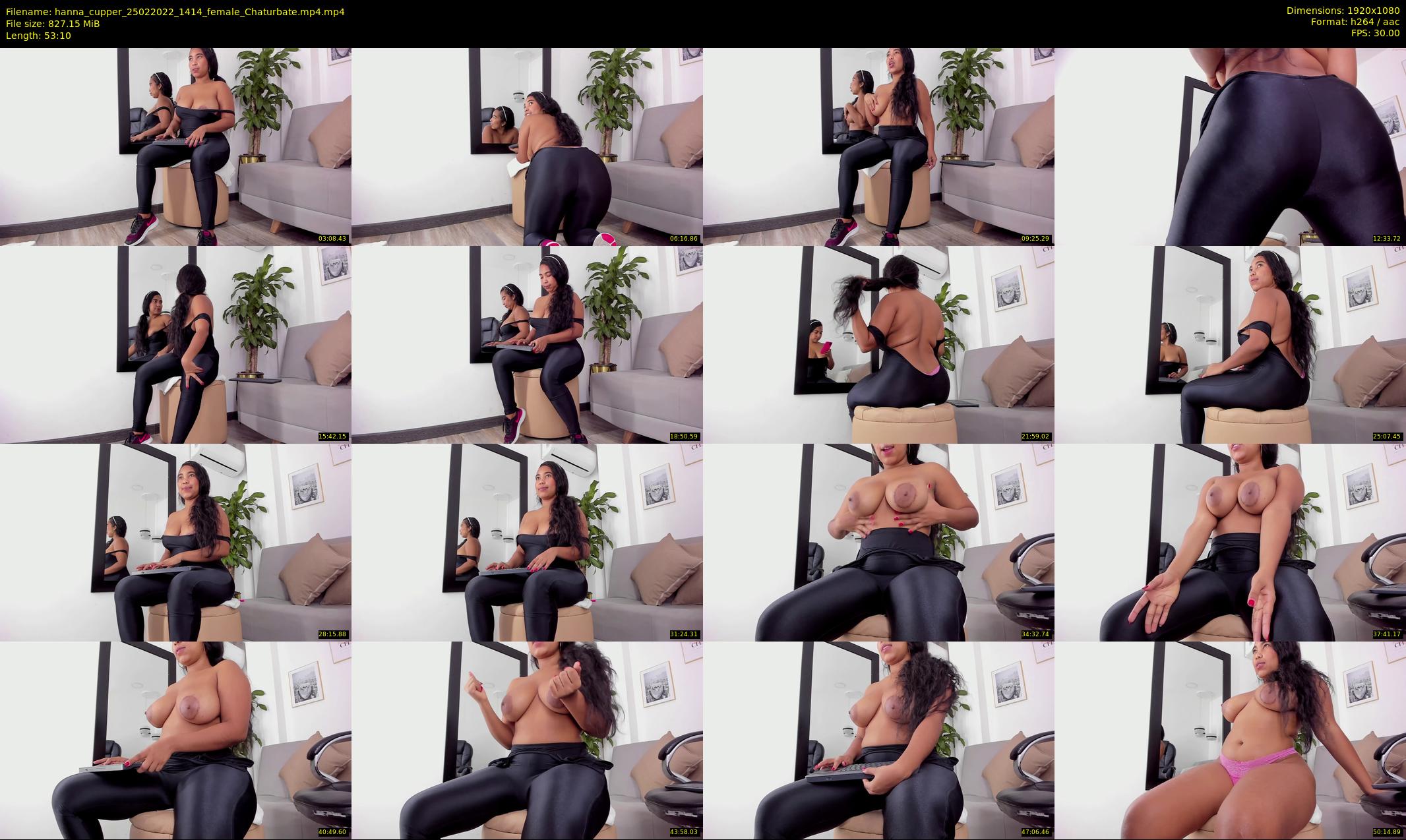 hanna_cupper — 54 minute Chaturbate female cam show recording, 1080p, Feb 25, 2022