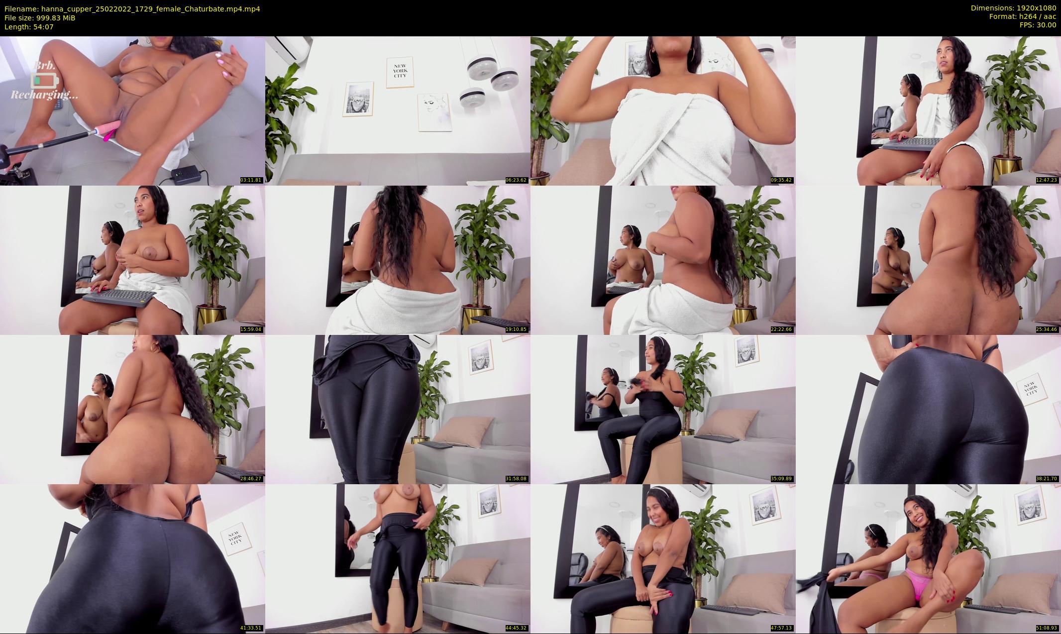 hanna_cupper — 55 minute Chaturbate female cam show recording, 1080p, Feb 25, 2022