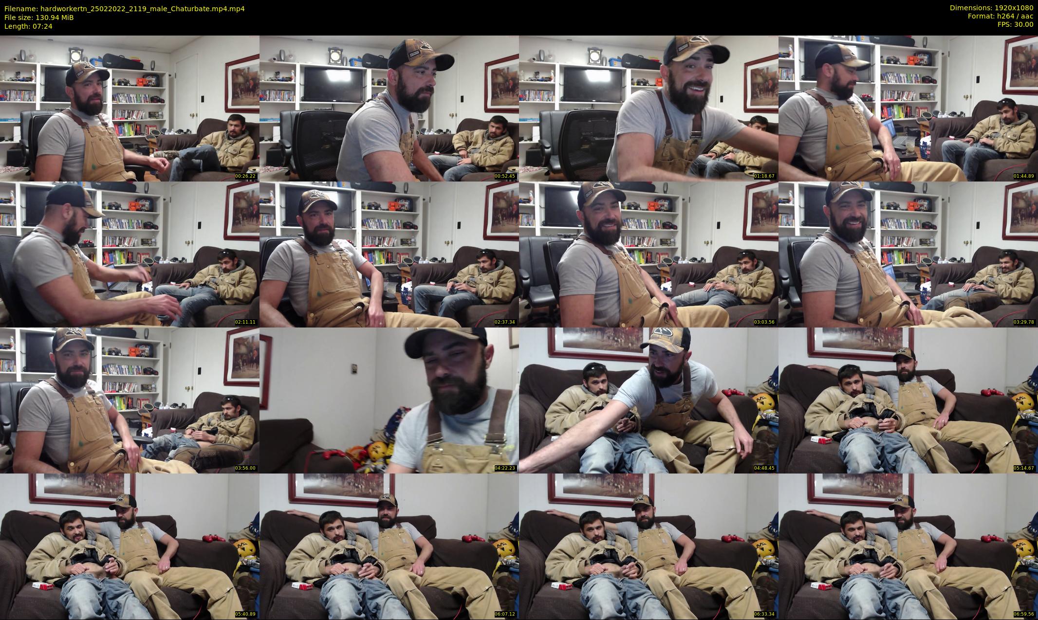 hardworkertn — 8 minute Chaturbate male cam show recording, 1080p, Feb 25, 2022